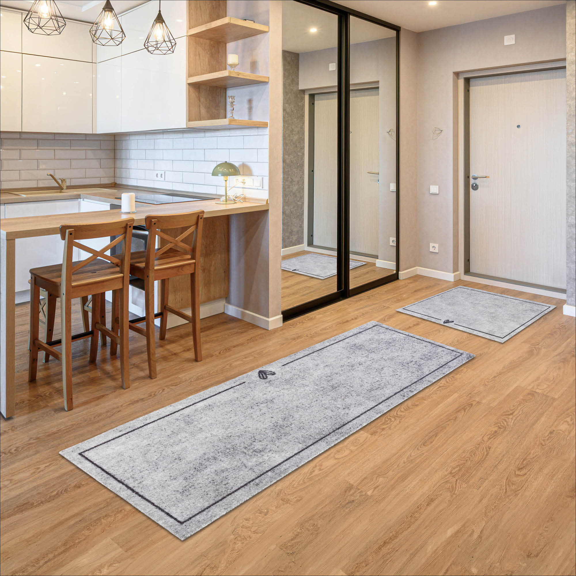 Türmatte MIABELLA – Stilvoll, saugstark, waschbar