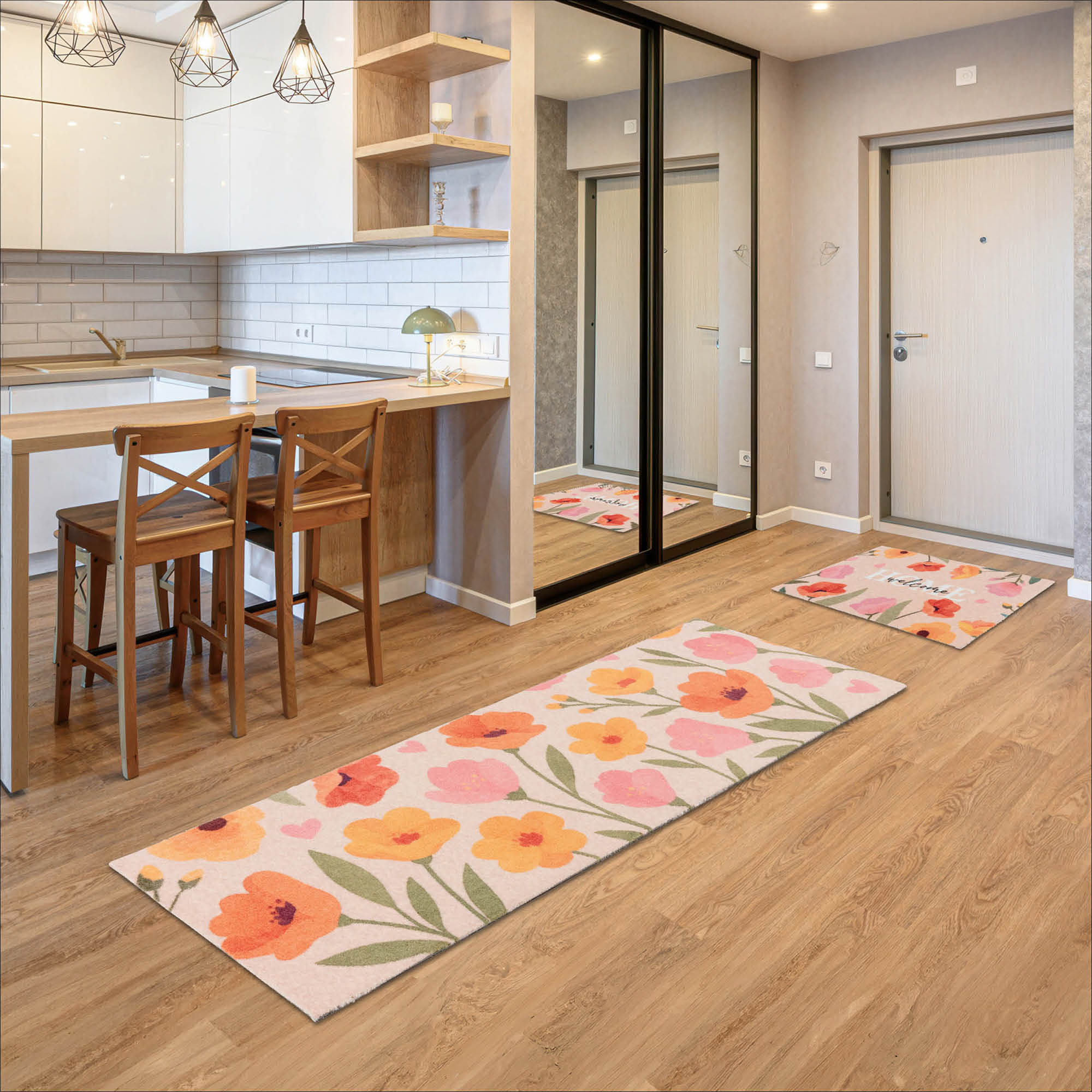 Türmatte MIABELLA – Stilvoll, saugstark, waschbar