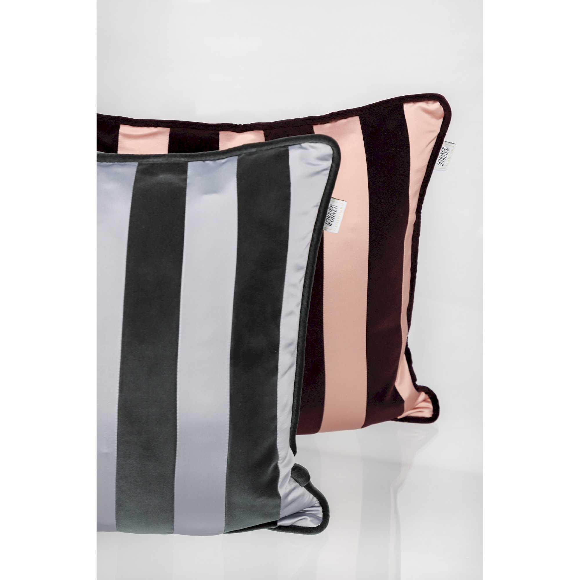 Kissenhülle Avenue aus Satin und Samt 43 x 43 cm - WohnDirect.com - Heimtextilien für stilvolles Wohnambiente