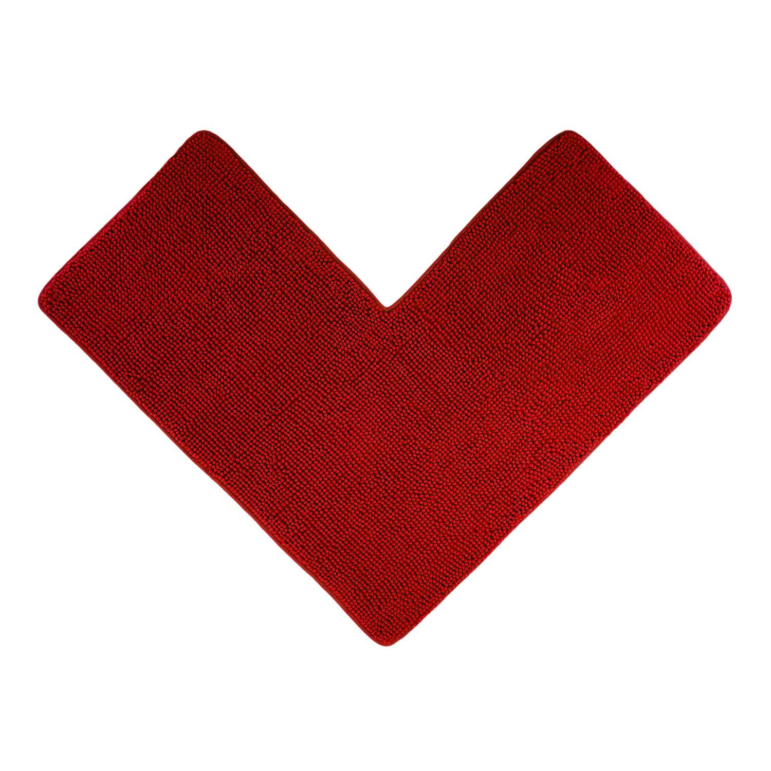 WOHNDIRECT Badematte – Eckform PARIS für Eckduschen