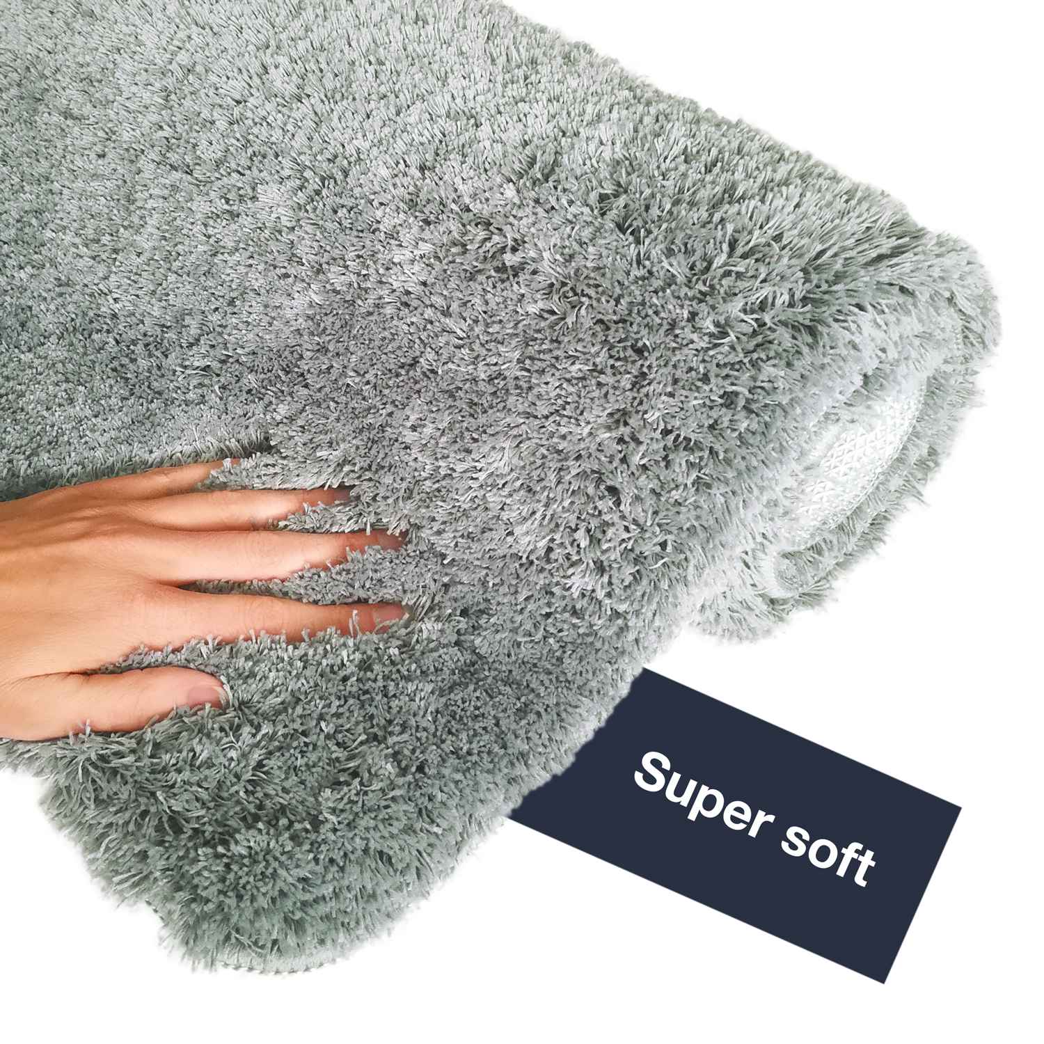 MALMÖ • Hochflor Badteppich • auch in Rund • 5 Größen