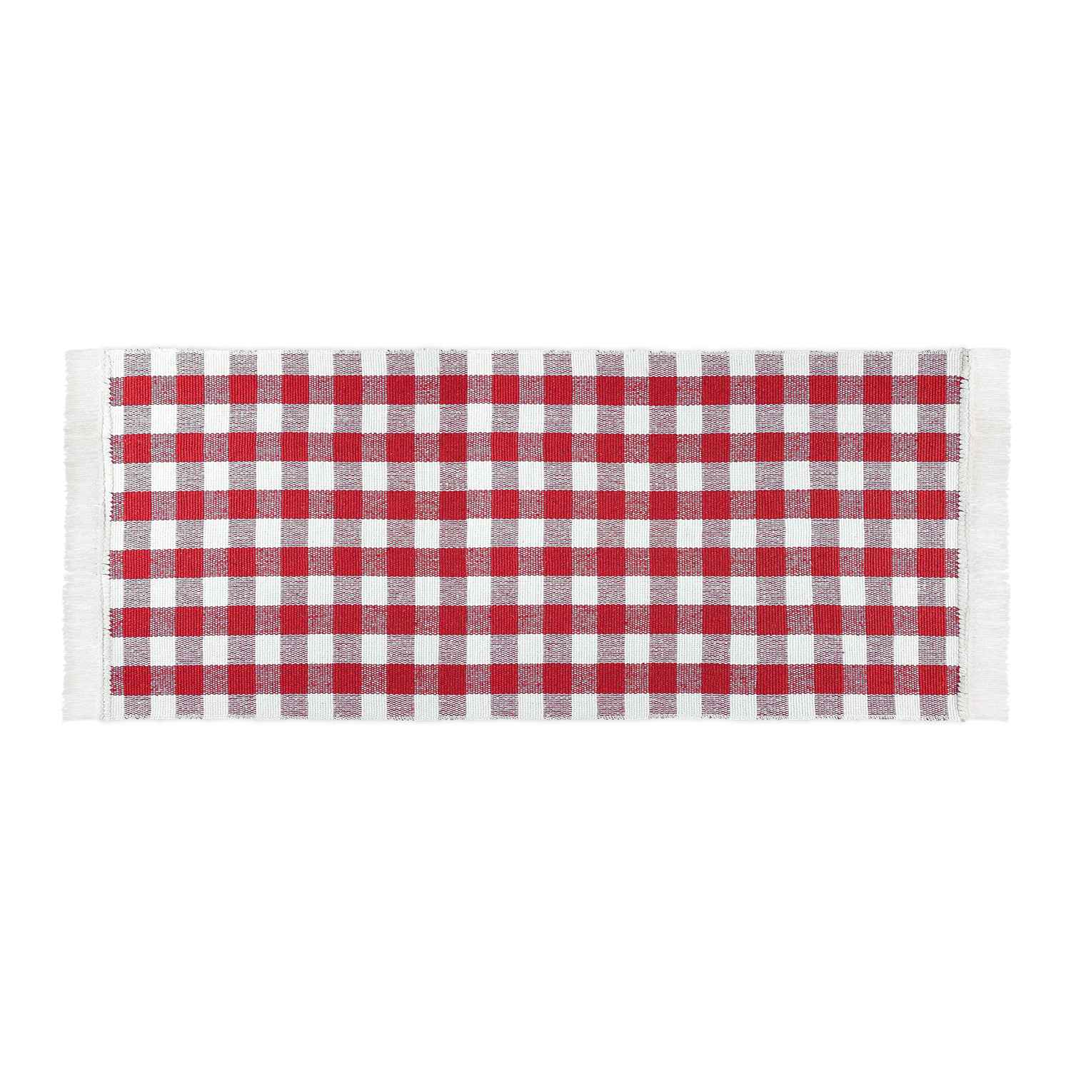 Küchenteppich Matrix Kariert • 100% Baumwolle • 3 Größen