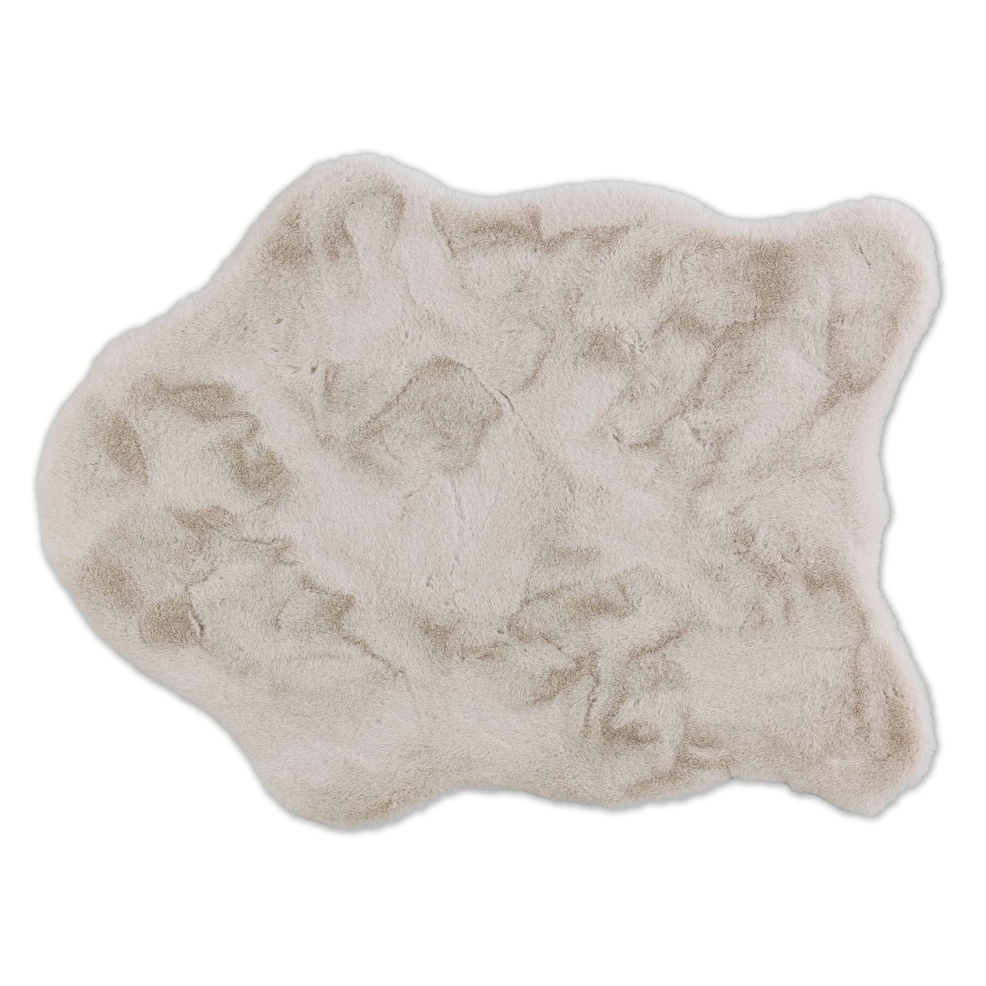 Kunstfellteppich Tender • schaffellform, rund oder als Teppich • 100% Polyester