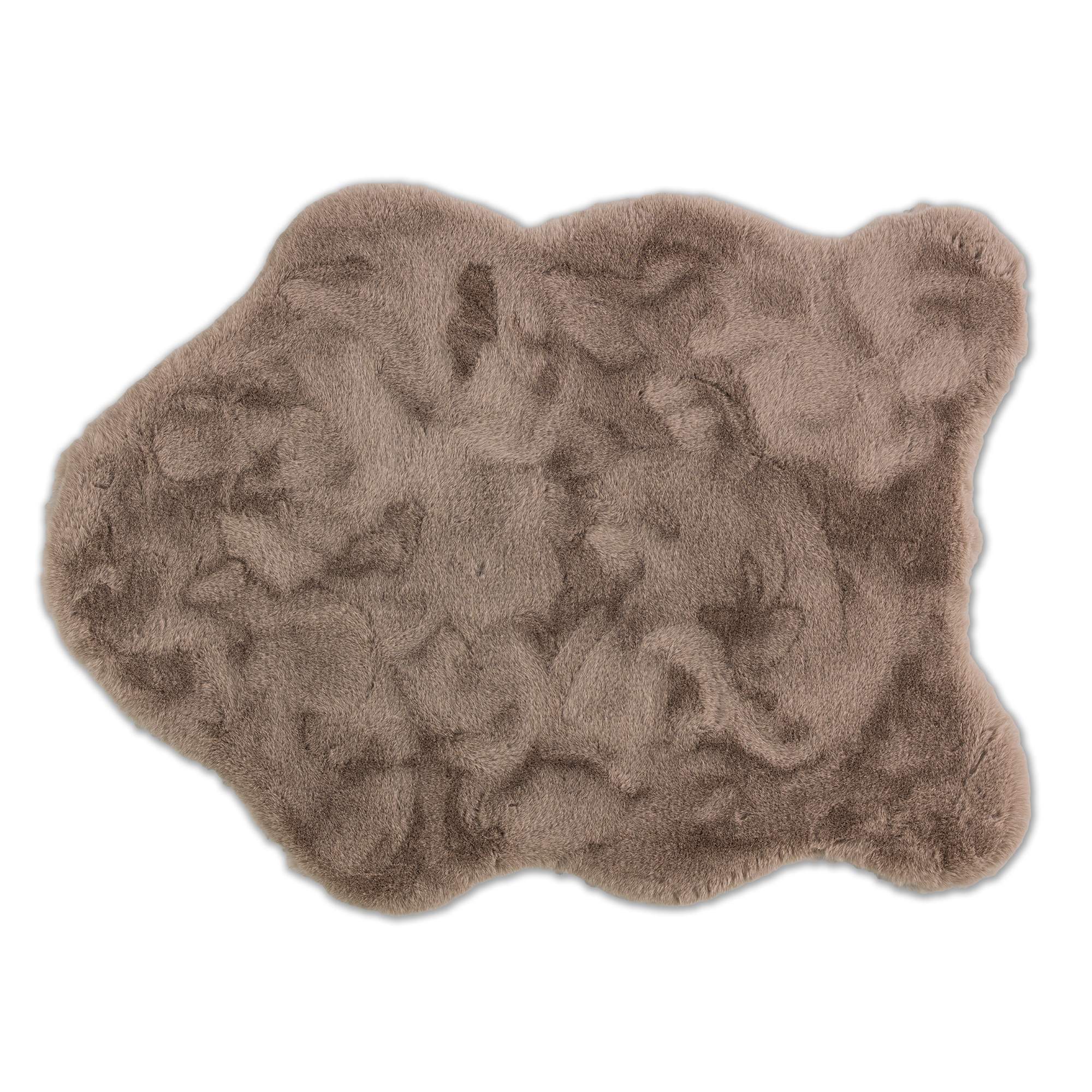 Kunstfellteppich Tender • schaffellform, rund oder als Teppich • 100% Polyester