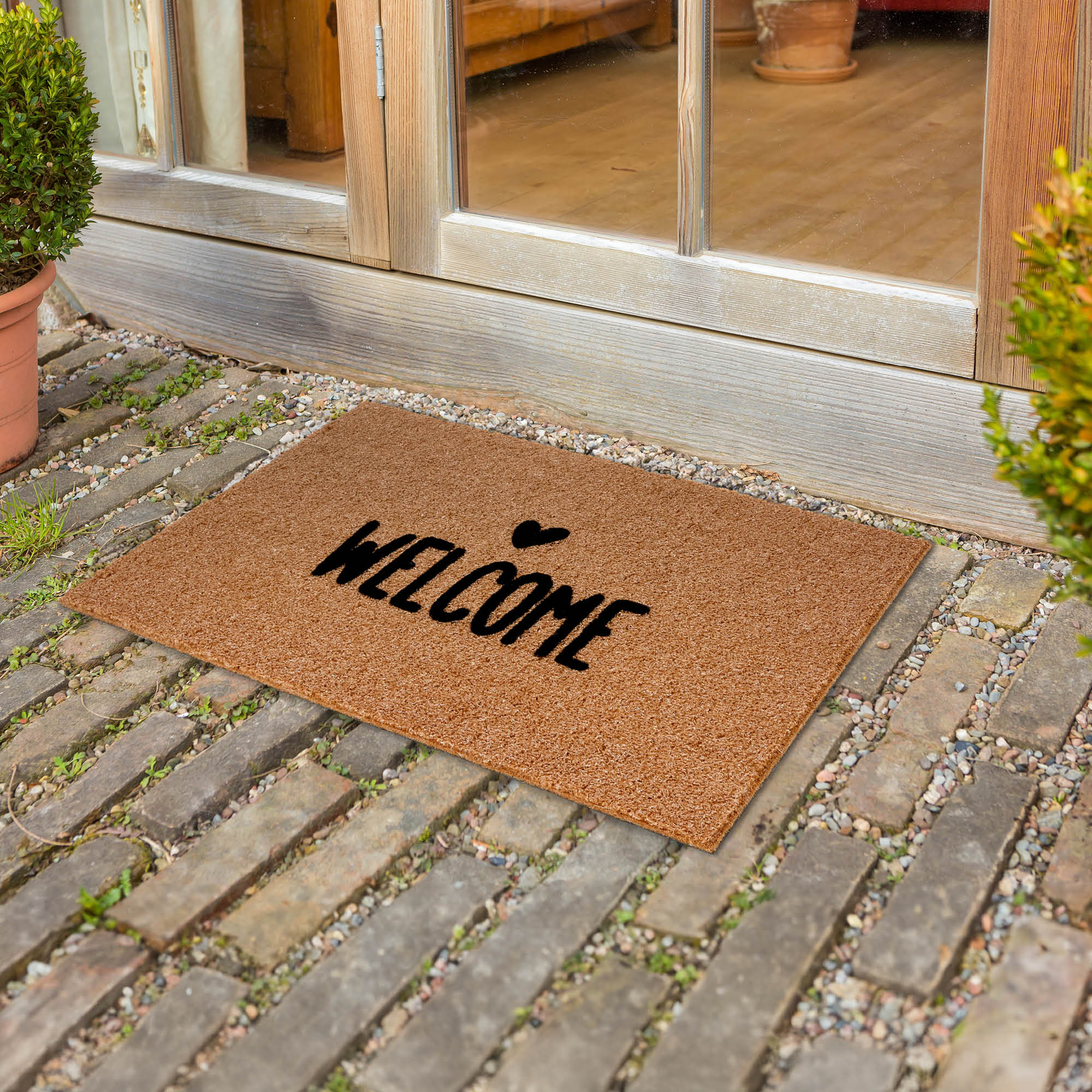 Fußmatte POWER FLOCK – robust & saugfähig