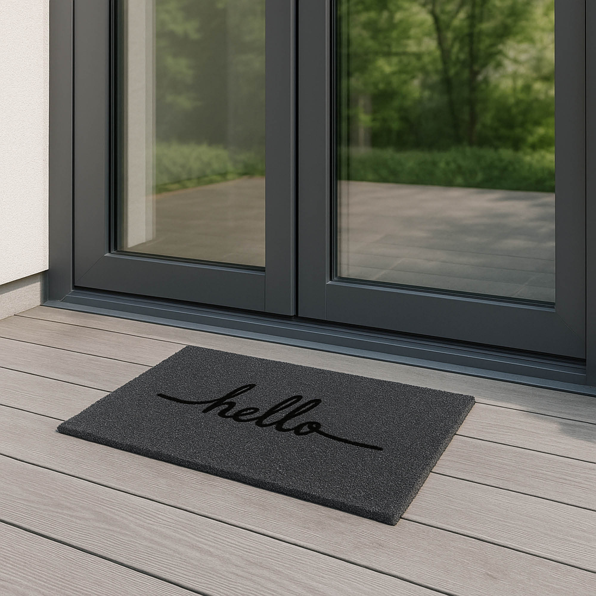 Fußmatte POWER FLOCK – robust & saugfähig