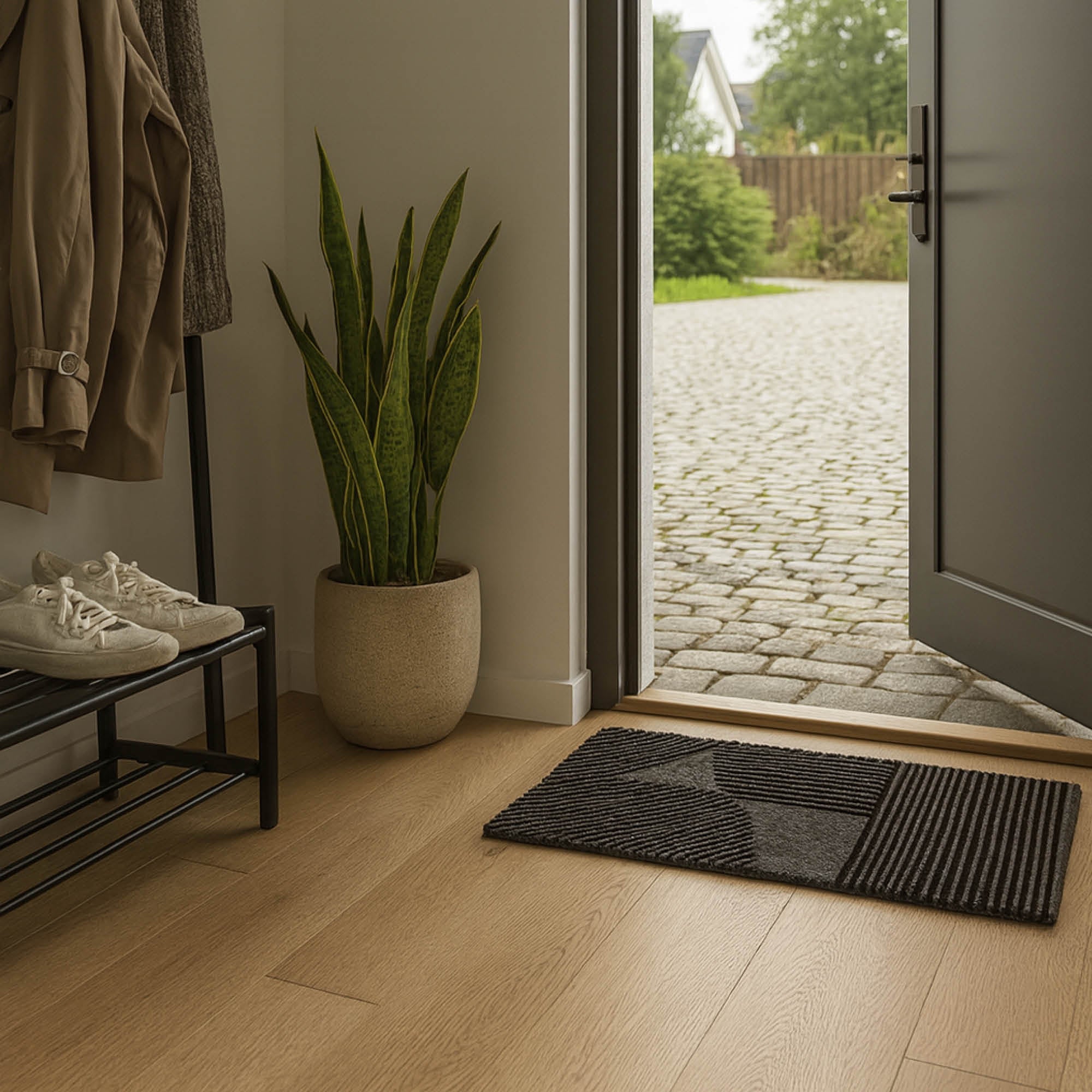 Fußmatte POWER FLOCK – robust & saugfähig