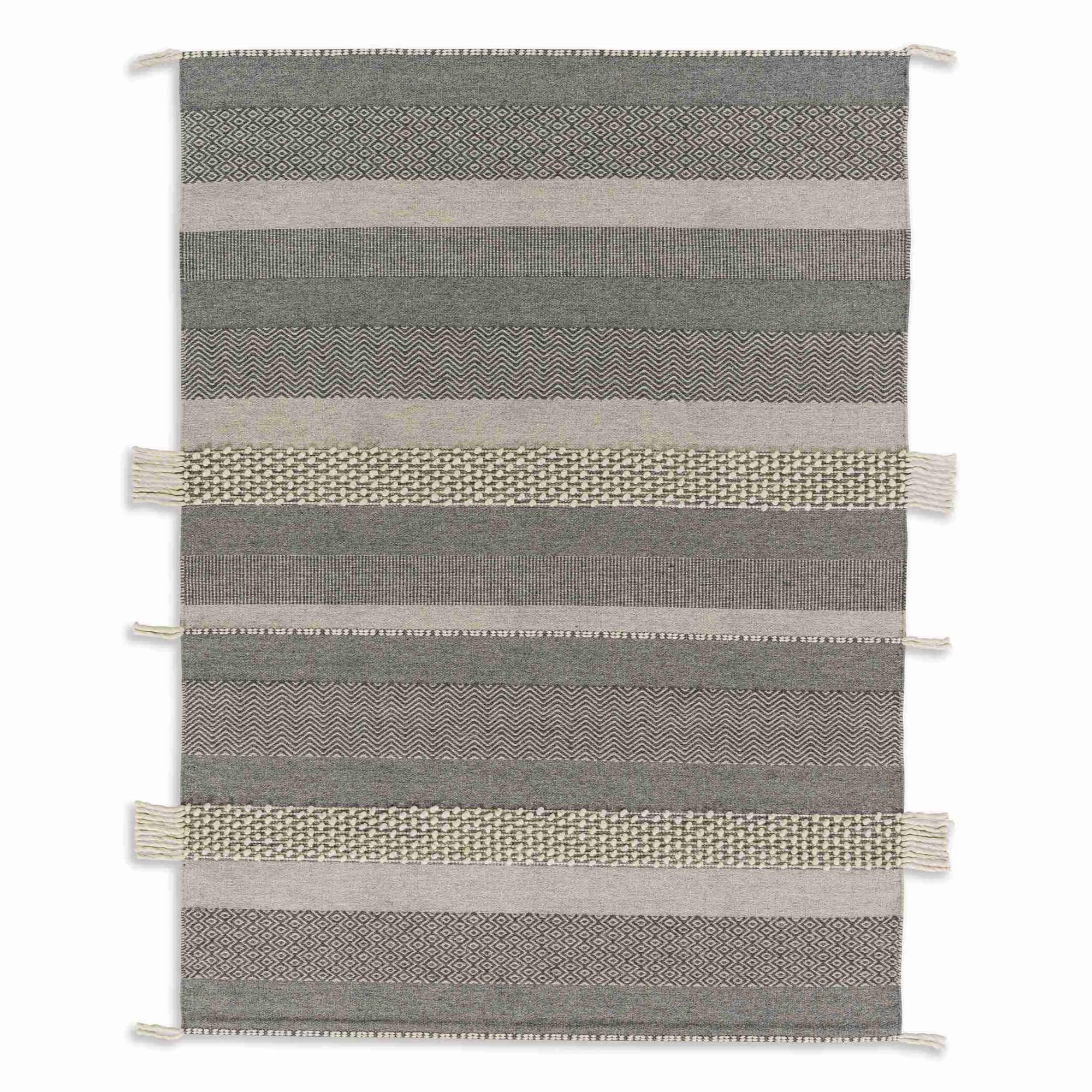 Kurzflor Teppich Botana • Wollteppich • 3 Größen