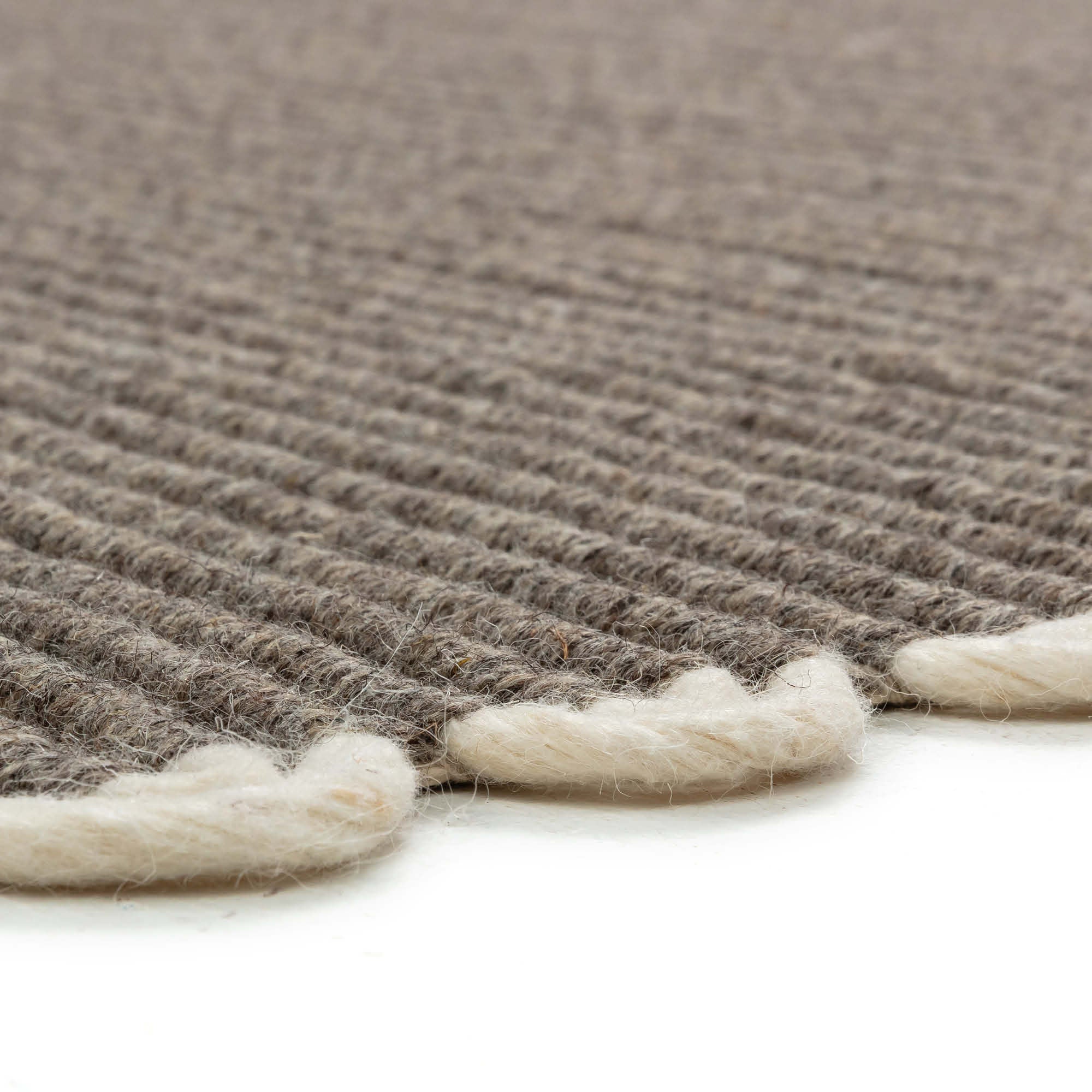 SCHÖNER WOHNEN Teppich OMIRA – Minimalistisch & elegant mit Häkelkante