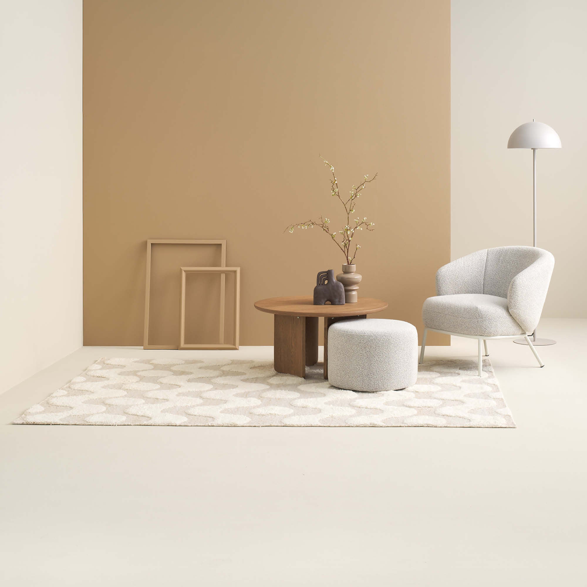 SCHÖNER WOHNEN Teppich MILENA - Handgetufted & natürliche Materialien