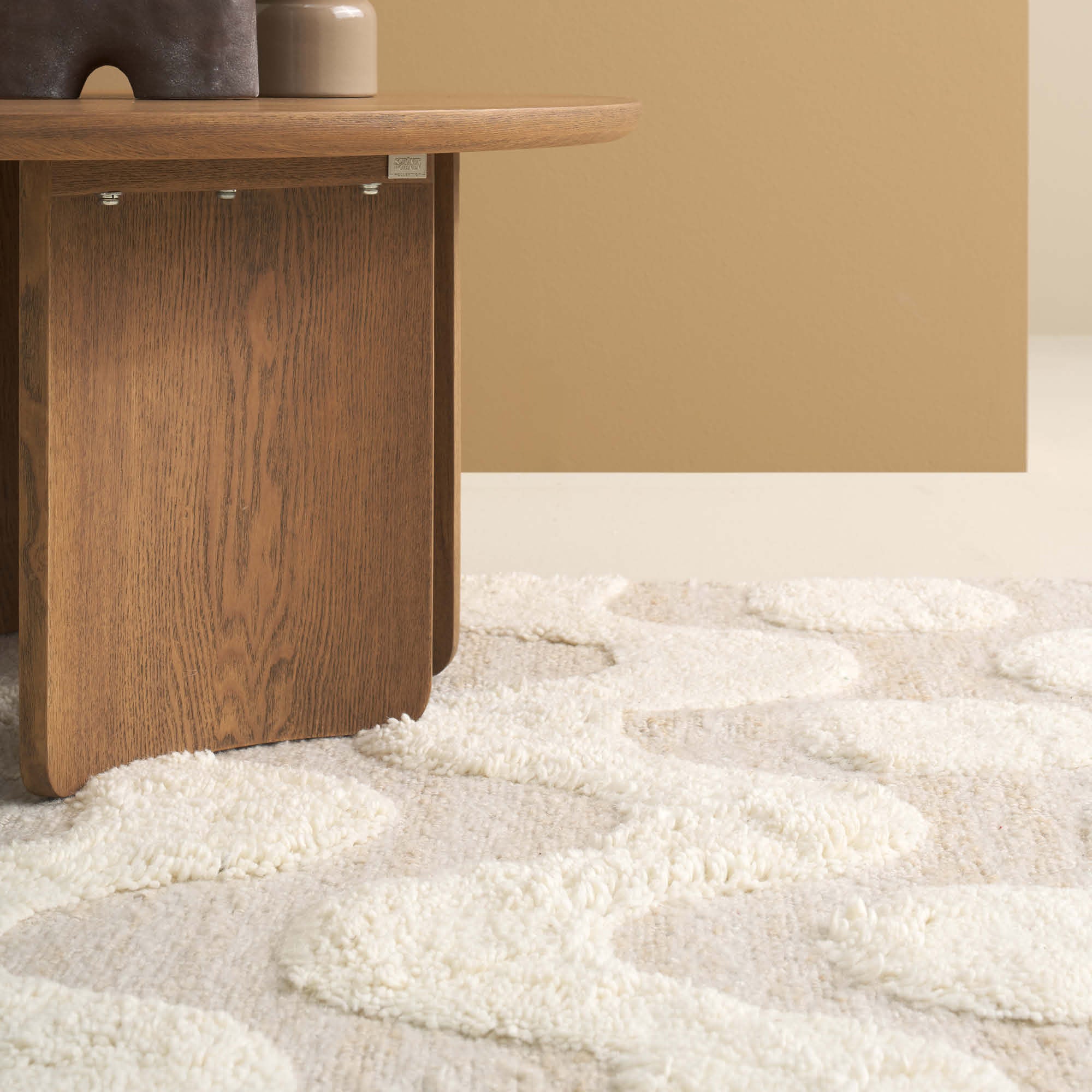 SCHÖNER WOHNEN Teppich MILENA - Handgetufted & natürliche Materialien