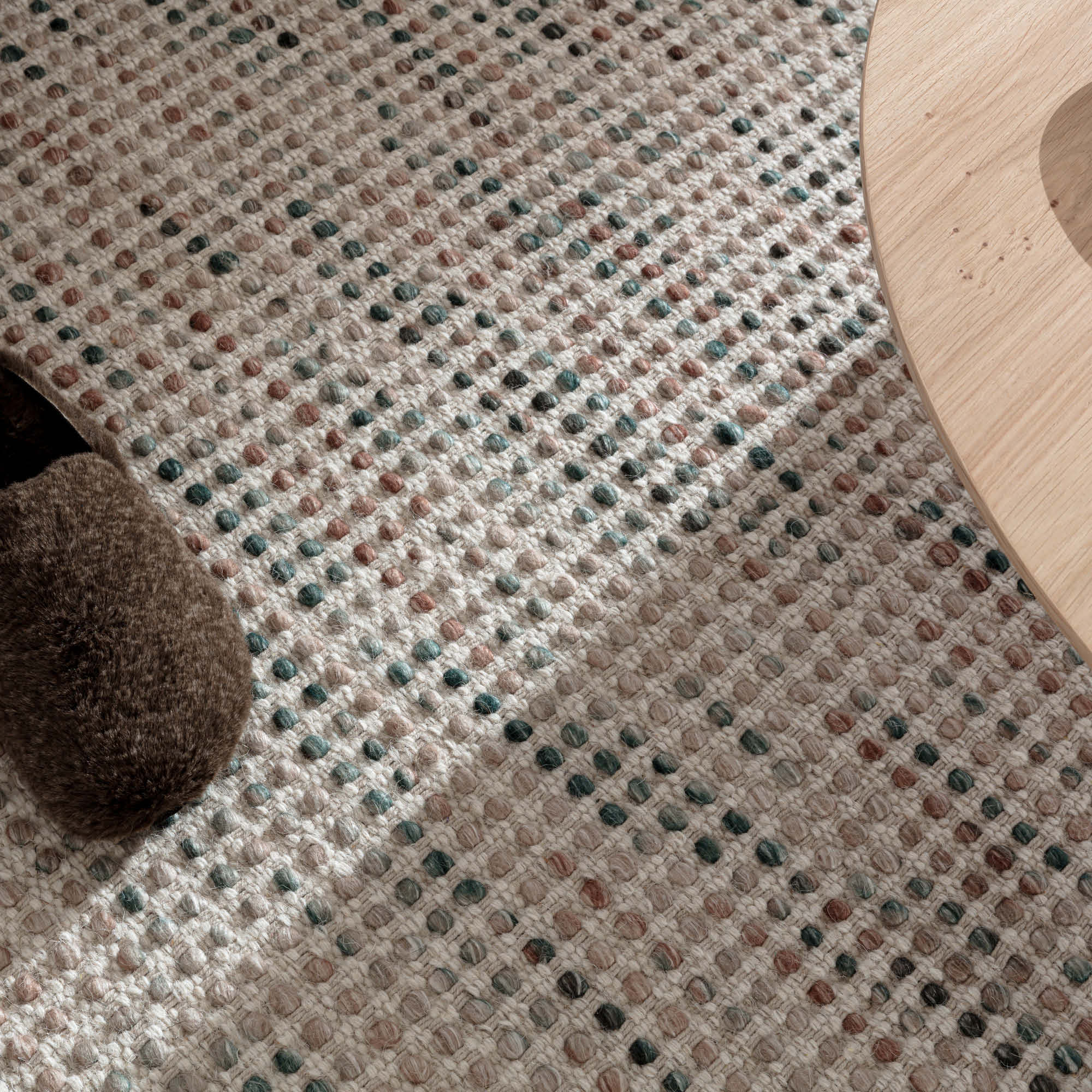 SCHÖNER WOHNEN Teppich KIANA – Wolle - handgewebt