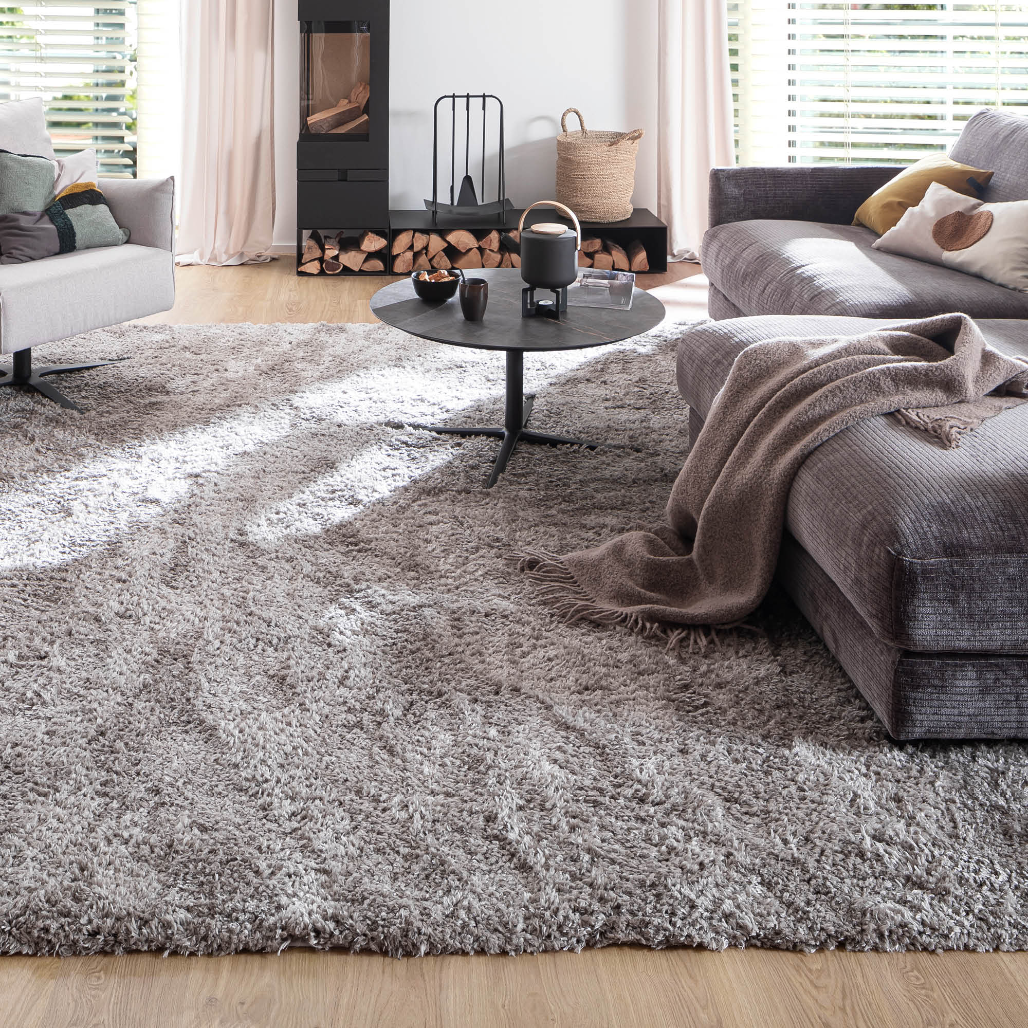 SCHÖNER WOHNEN Teppich LEVERAGE • kuschelweich • pflegeleicht