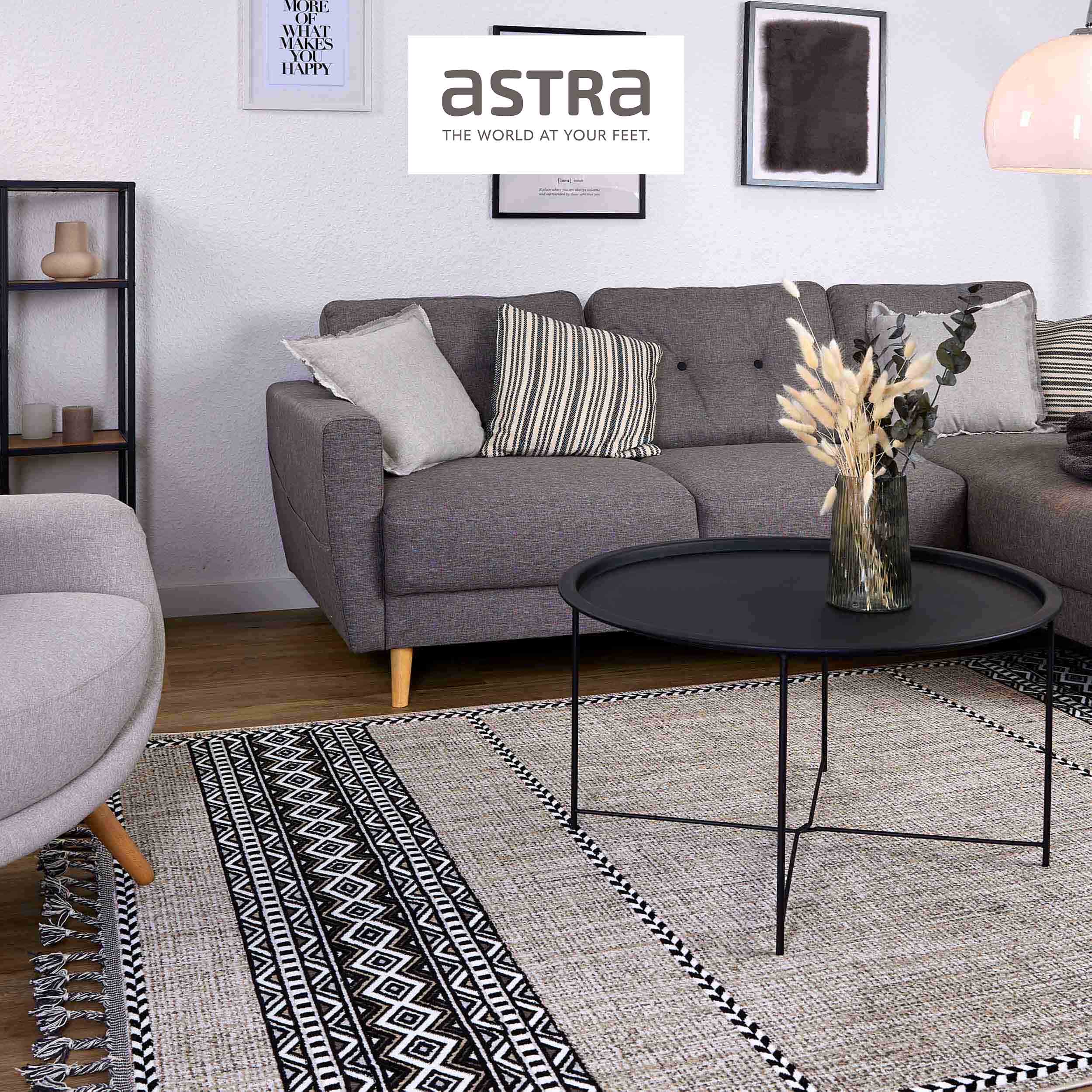 Teppich Wohnzimmer RAVENNA in 4 Größen und 6 Farben