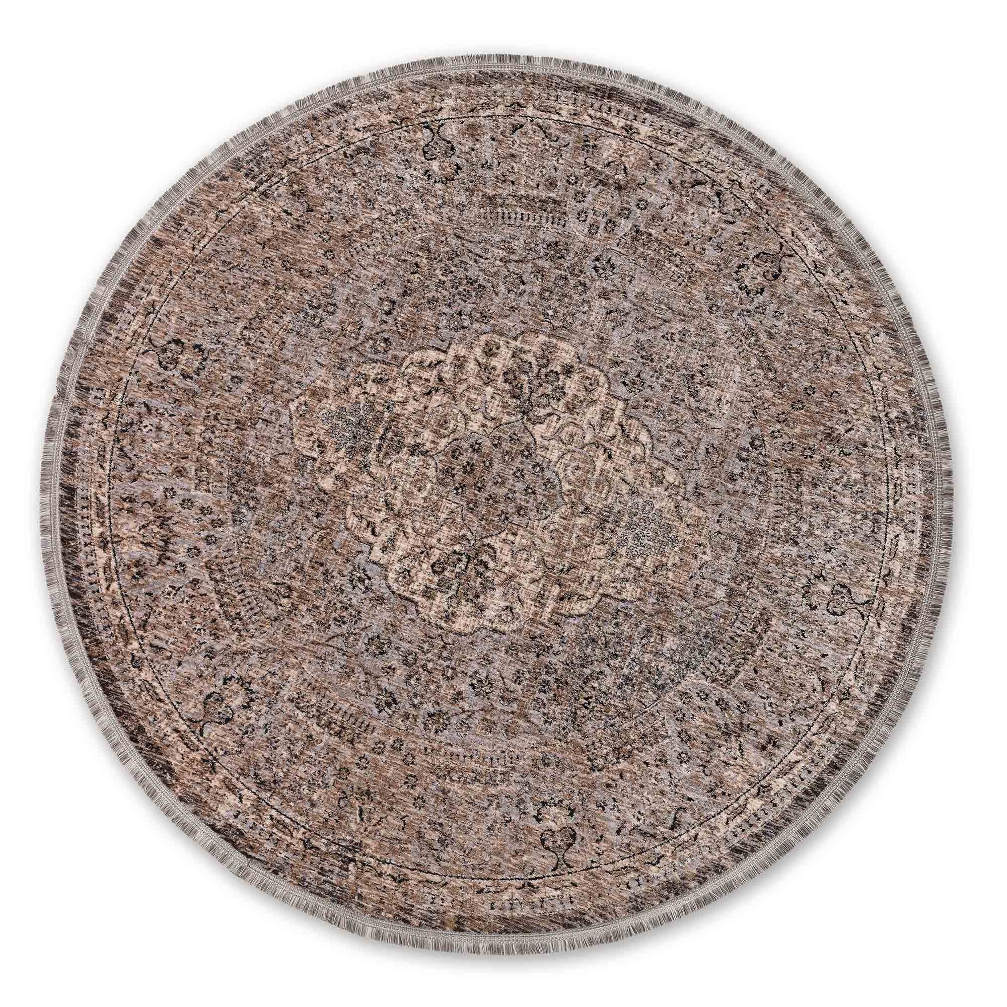 Teppich SAREZZO RUND in 2 Designs
