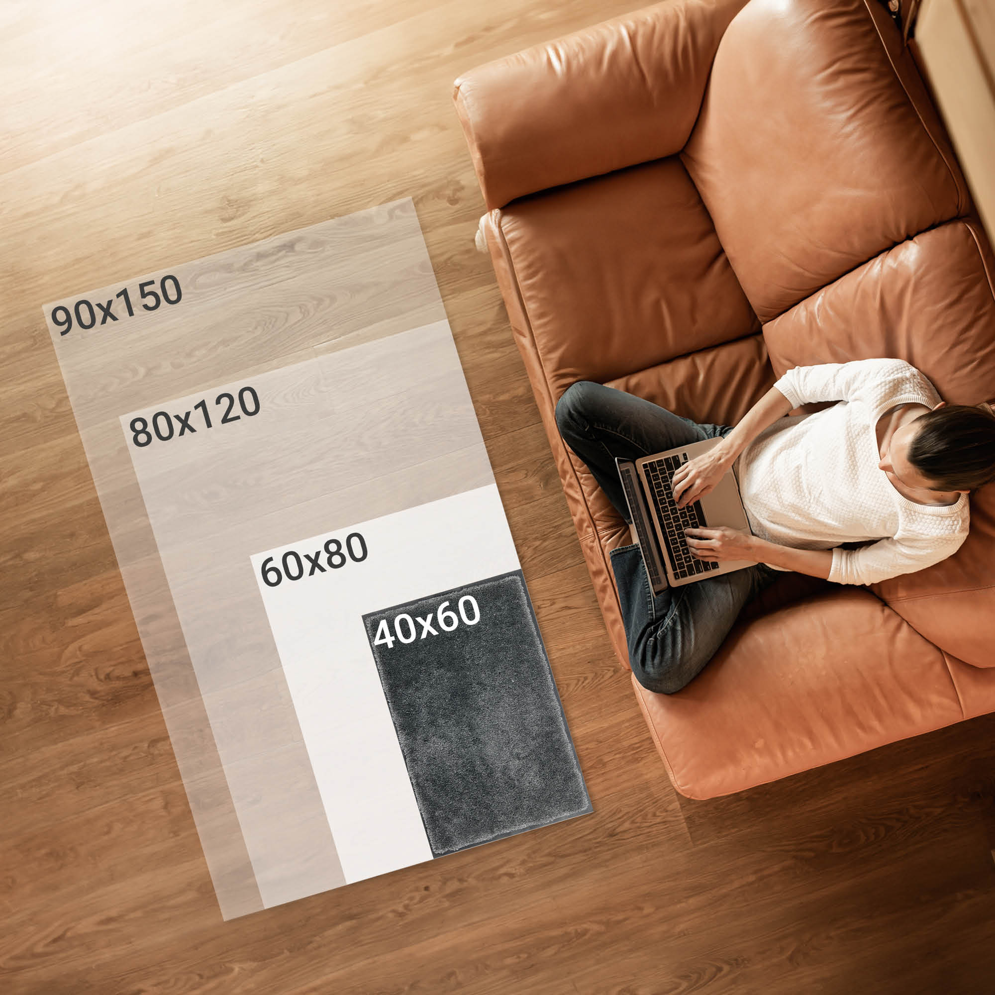 Fußmatte LAVA – PVC-frei & waschbar