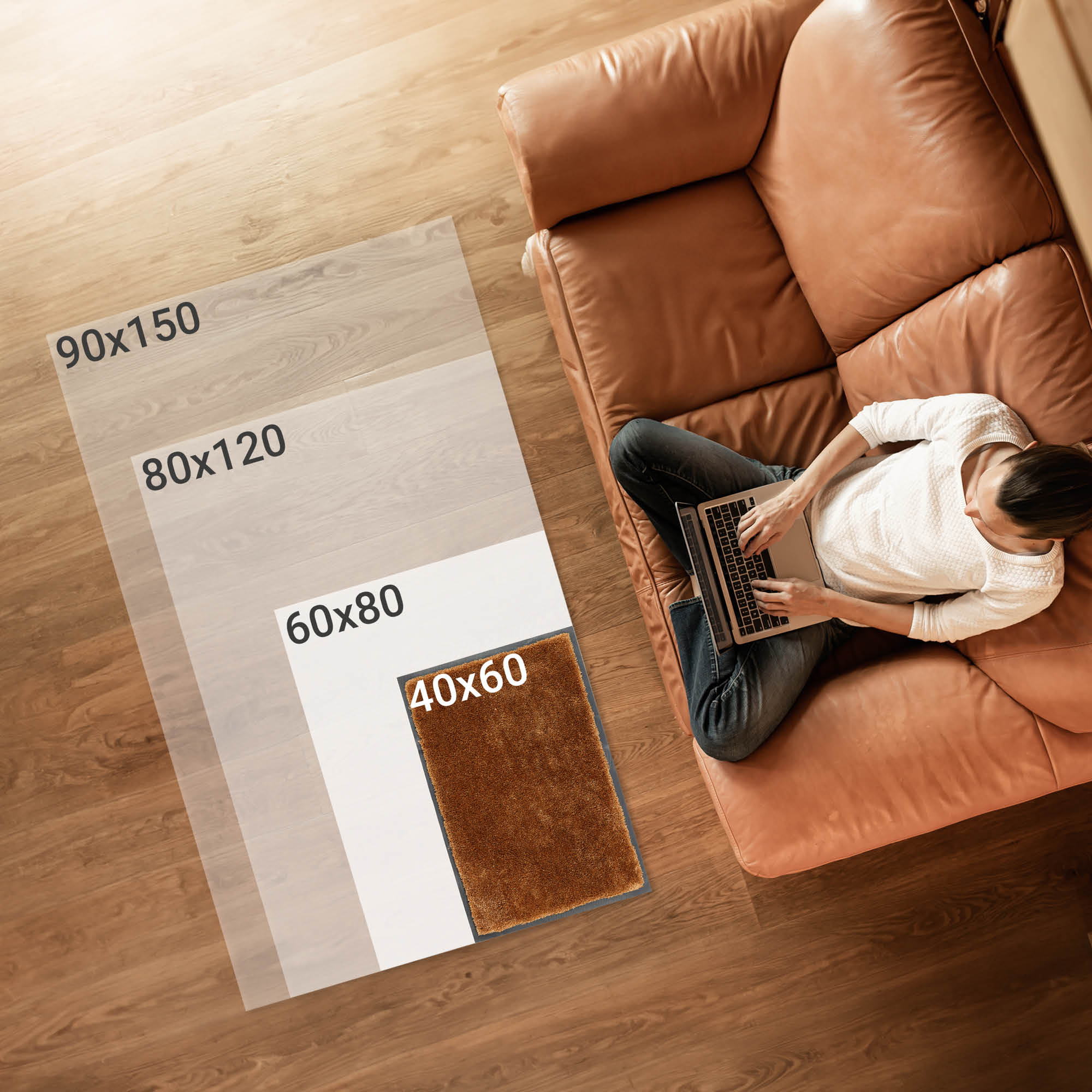 Fußmatte LAVA – PVC-frei & waschbar