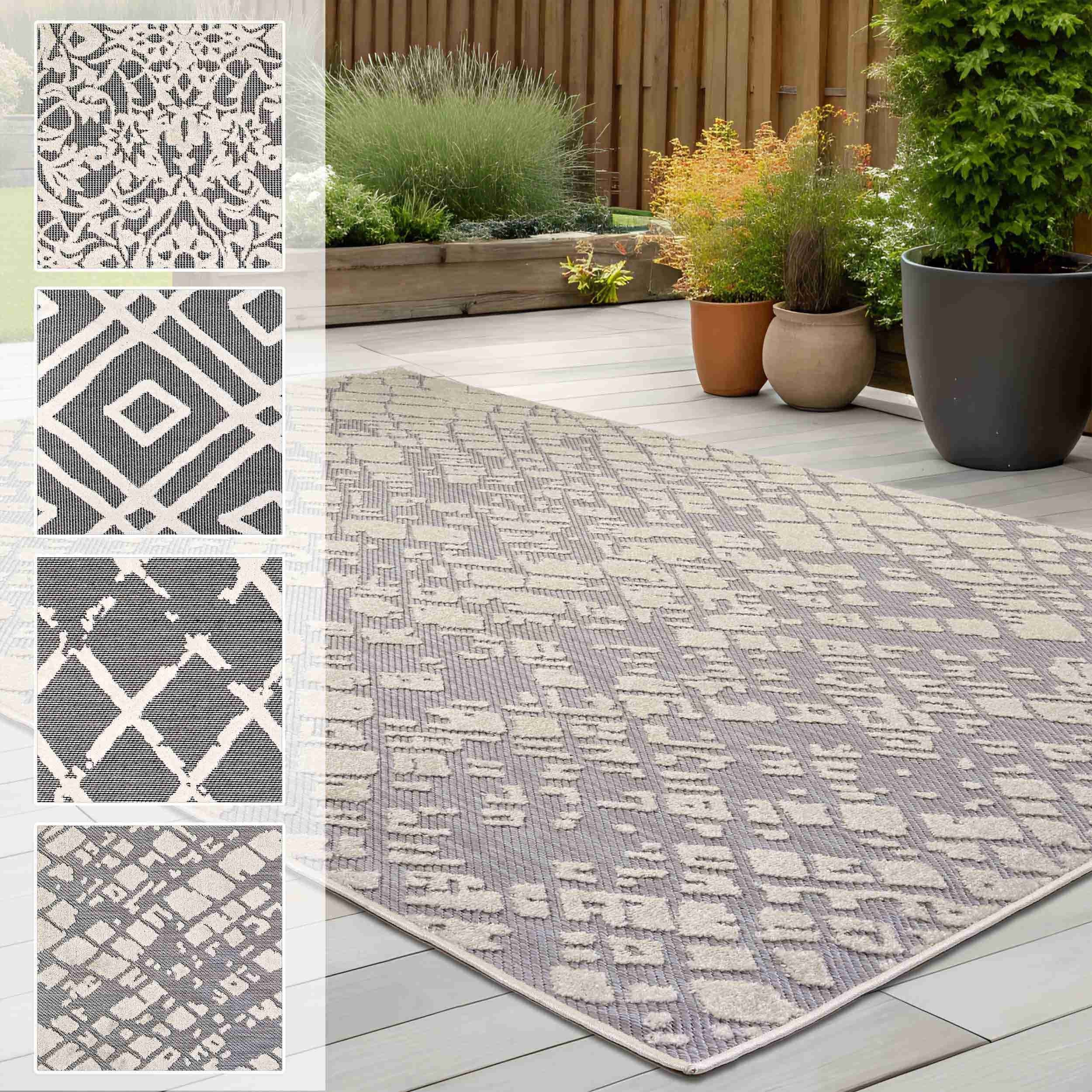 Teppich SERINA in 3 Größen und 4 Designs