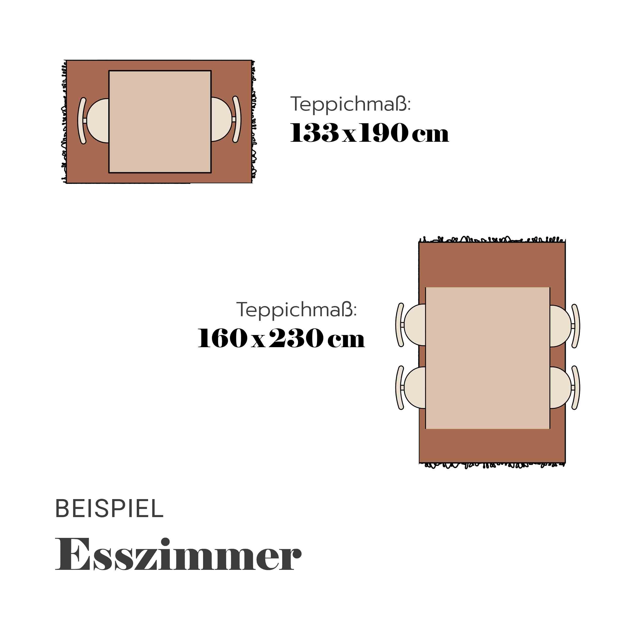 Teppich JULES in 2 Größen und 4 Designs