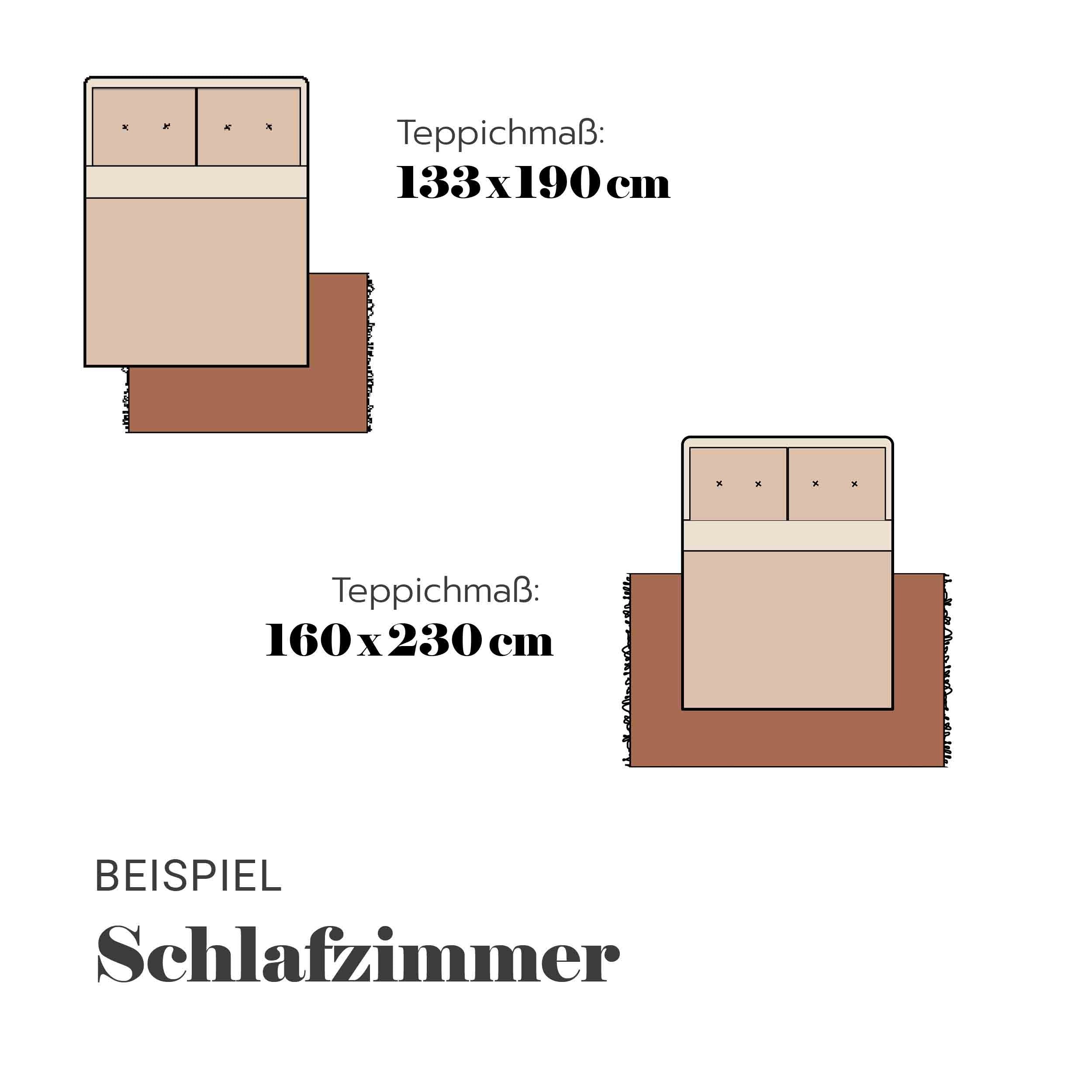 Teppich JULES in 2 Größen und 4 Designs