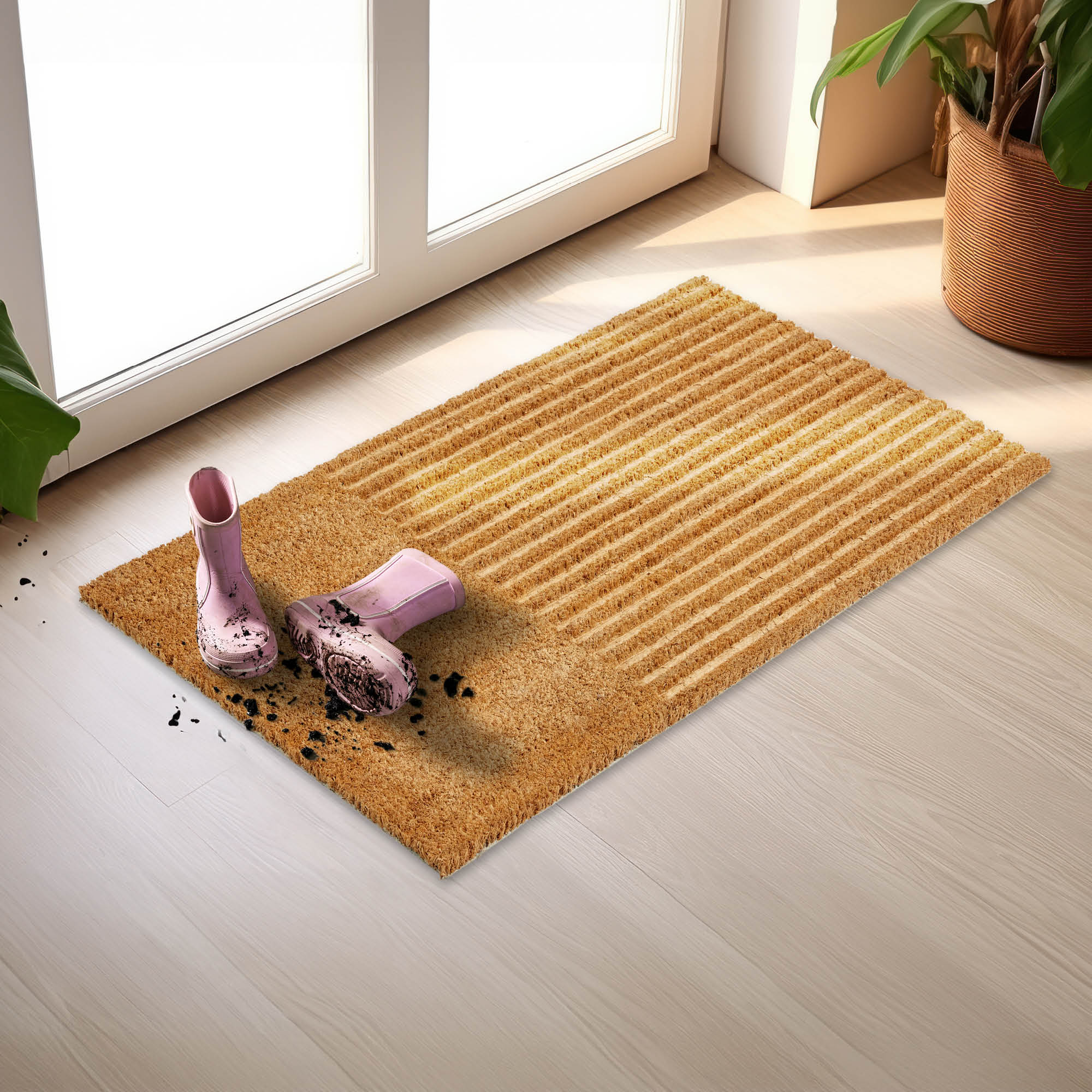 Fußmatte COCO SHAPE – 100% Natur, rutschhemmend