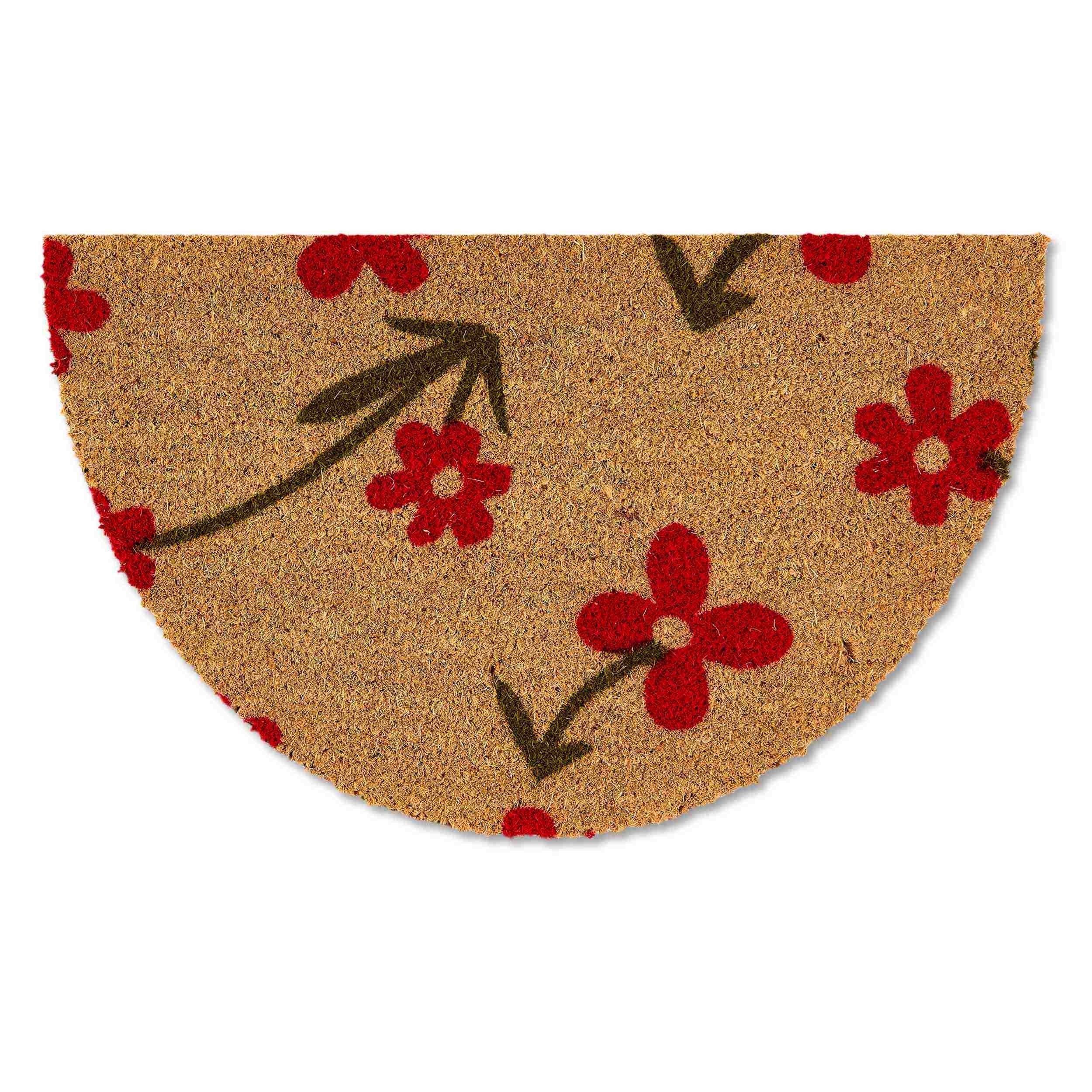 Fußmatte COCO STYLE BLUMENWIESE HALBRUND in 3 Größen - WohnDirect.com - Heimtextilien für stilvolles Wohnambiente