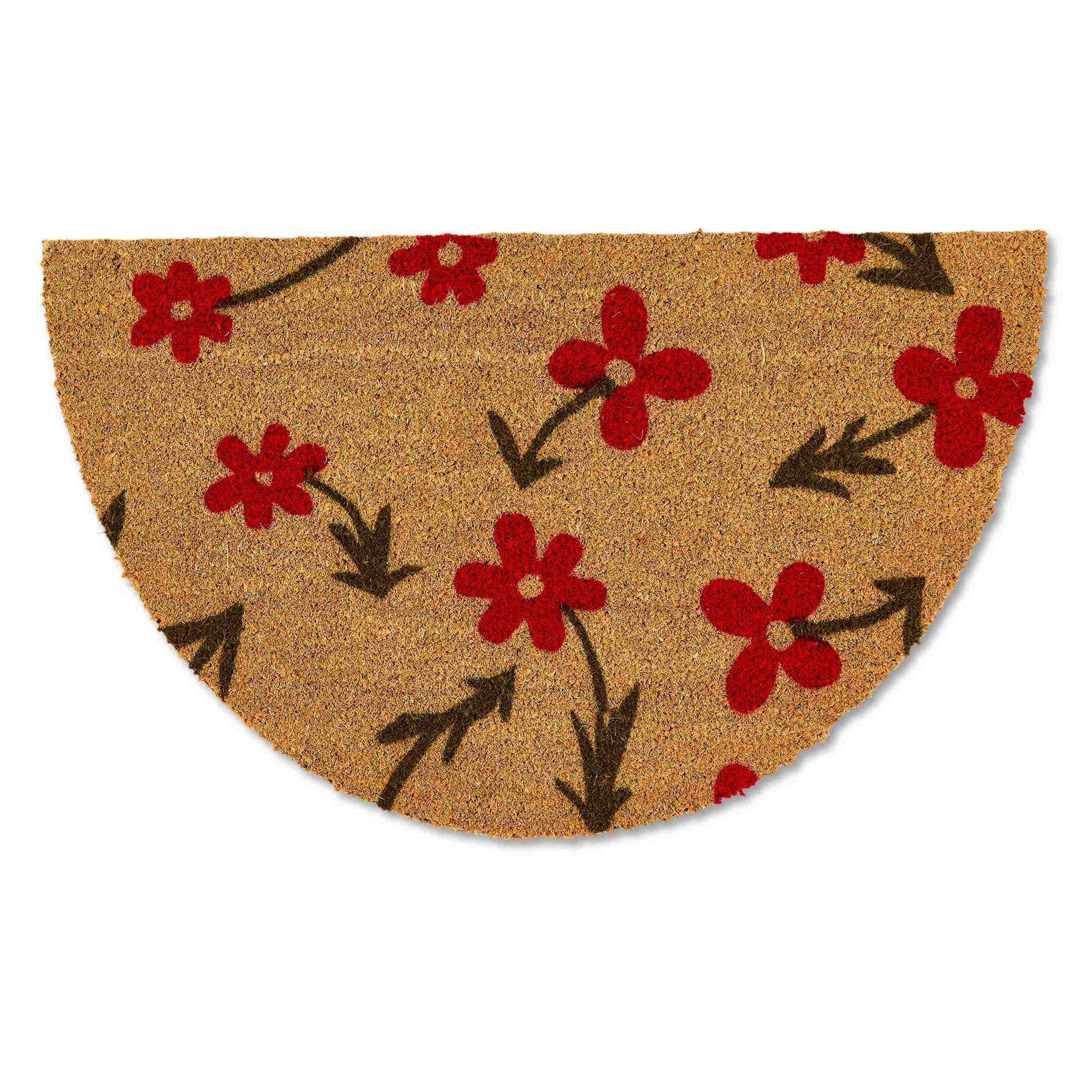 Fußmatte COCO STYLE BLUMENWIESE HALBRUND in 3 Größen - WohnDirect.com - Heimtextilien für stilvolles Wohnambiente
