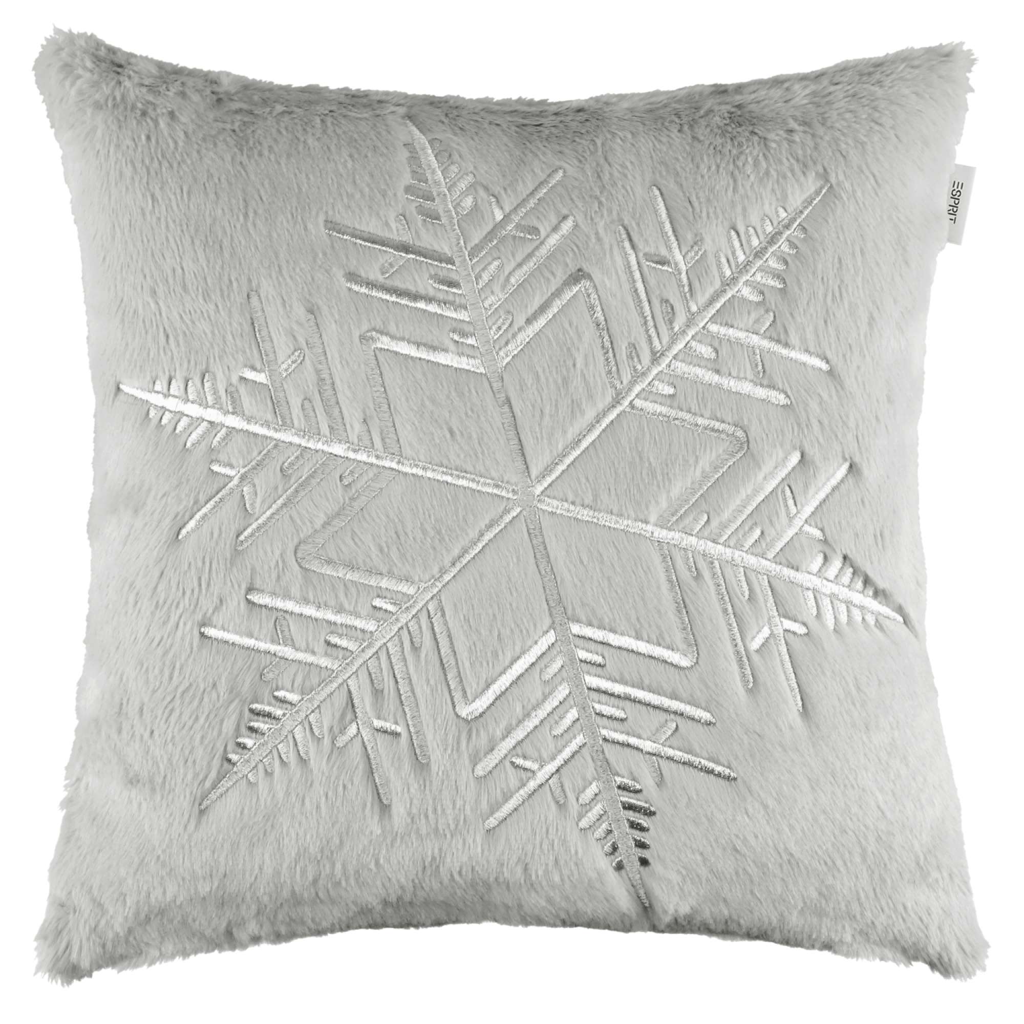 2er Set Kissenhüllen – Häuser 40x60 cm & Schneeflocke 38x38 cm – Gestickt, Winter Design