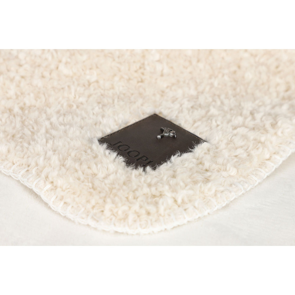 JOOP! Kuscheldecke CURLY 140x200 cm – Teddy & Fleece, Kornblume