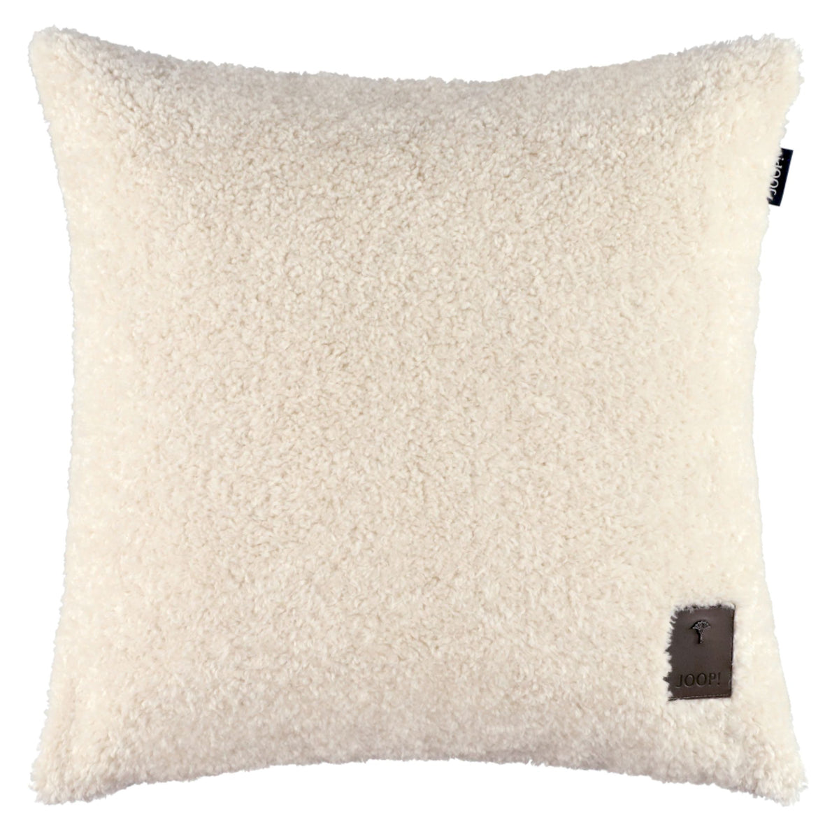 JOOP! Kissenhülle CURLY 50x50 cm – Teddy & Fleece