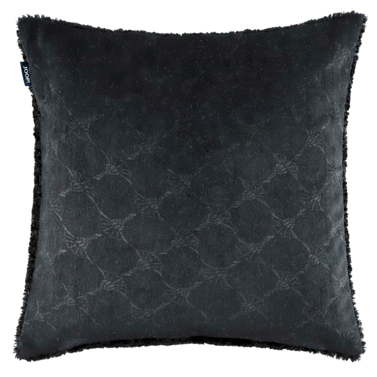 JOOP! Kissenhülle CURLY 50x50 cm – Teddy & Fleece