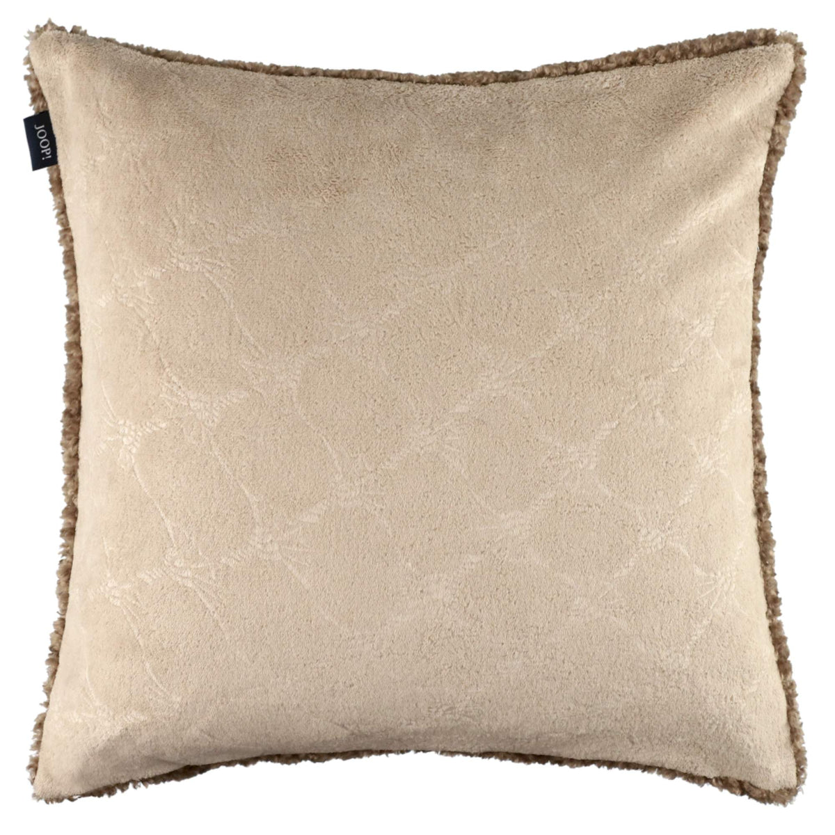 JOOP! Kissenhülle CURLY 50x50 cm – Teddy & Fleece