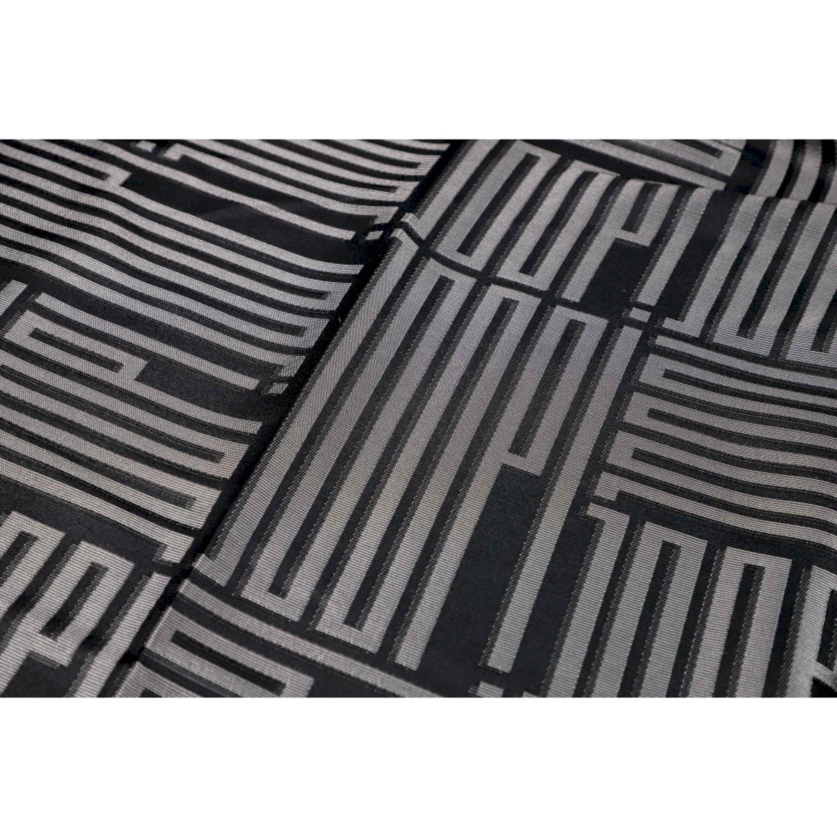 JOOP! Ösenvorhang FINE BARS 140x250 cm – blickdicht, Schriftzug