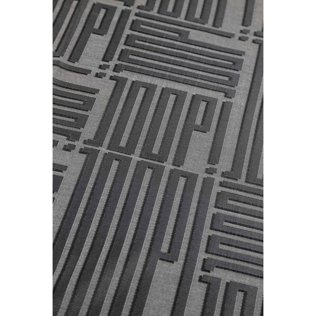 JOOP! Ösenvorhang FINE BARS 140x250 cm – blickdicht, Schriftzug