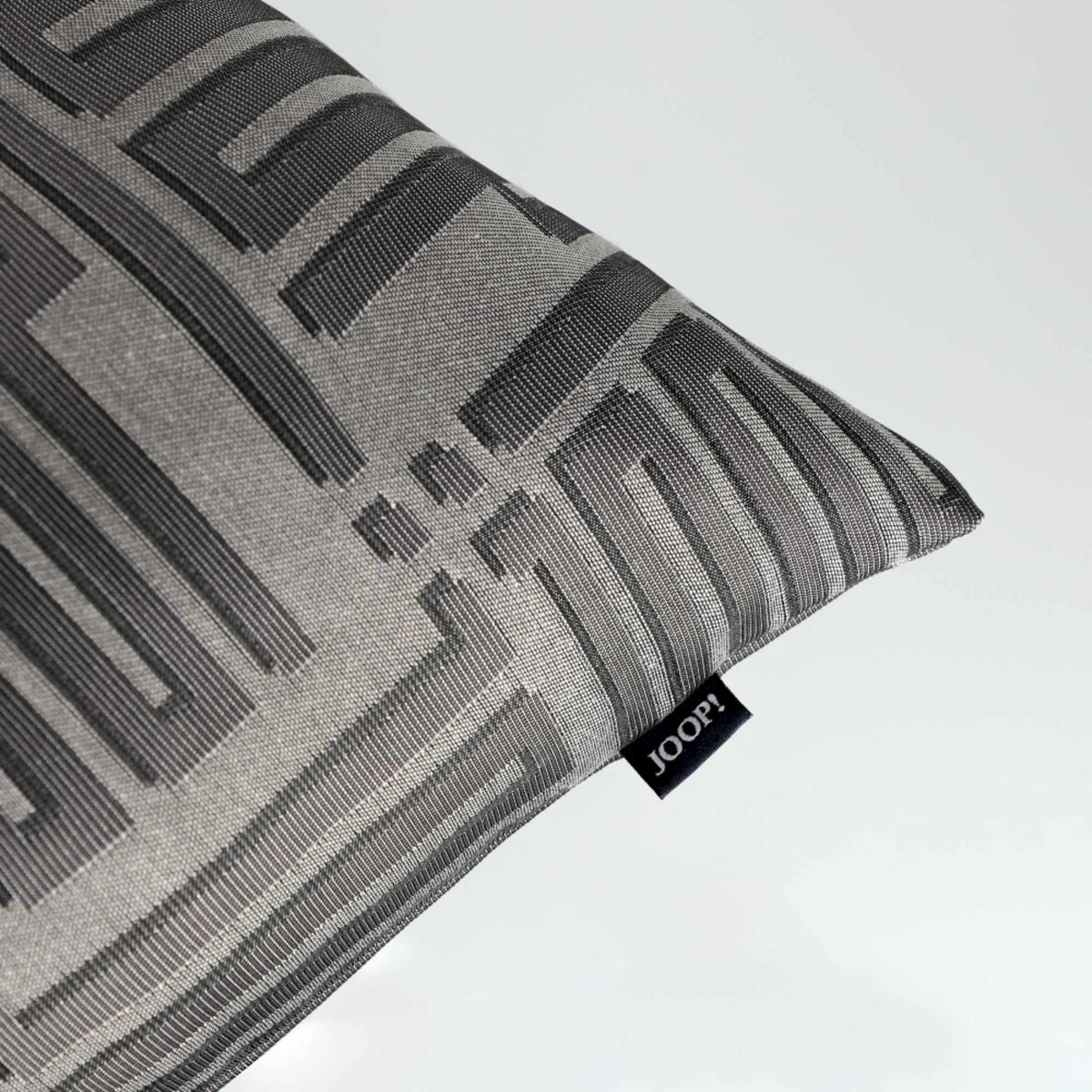 JOOP! Zierkissenhülle – Edles Design mit gewebtem Logo, 100% Polyester