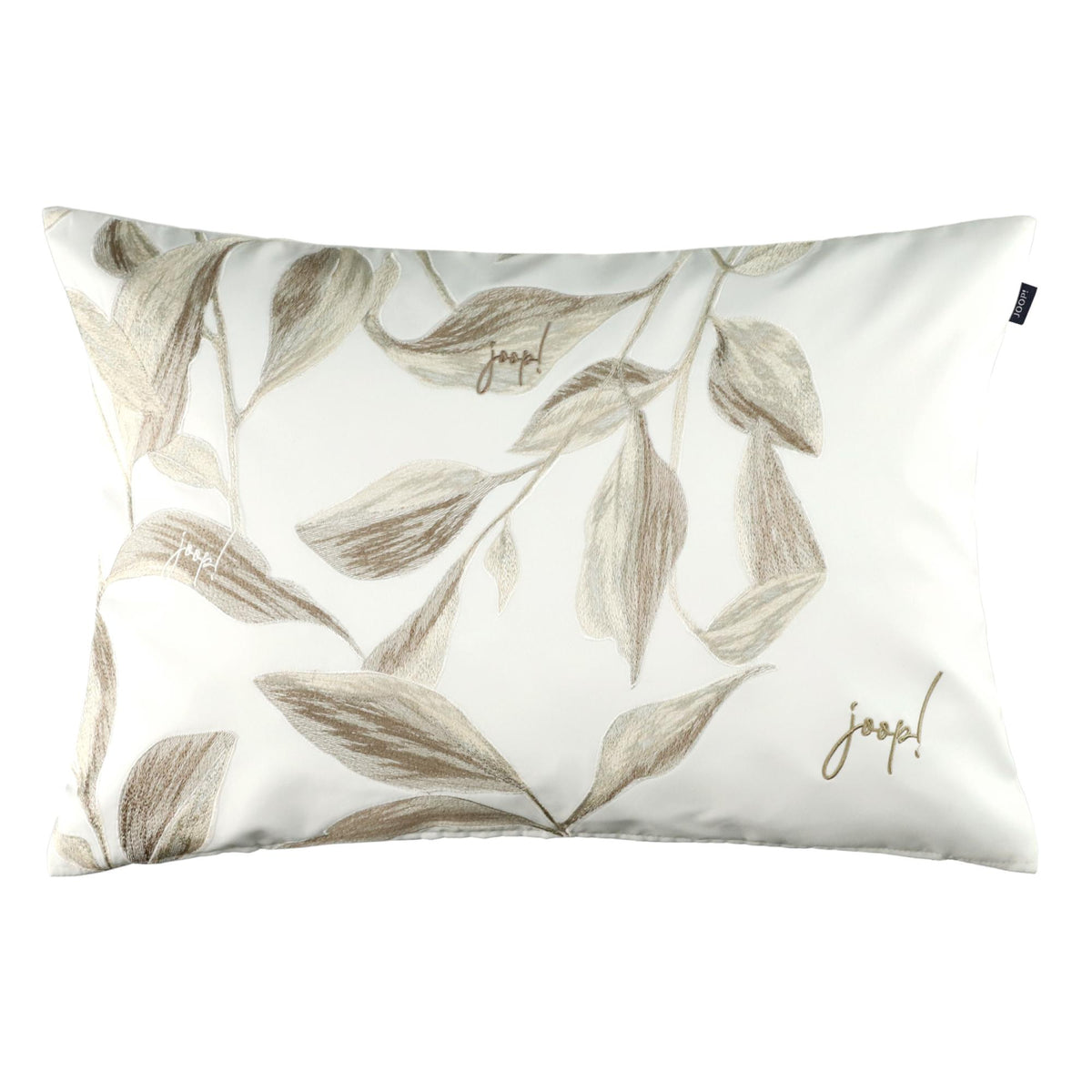 JOOP! Zierkissenhülle, besticktes Blumenmuster, 100% Polyester, 40x60 & 50x50 cm