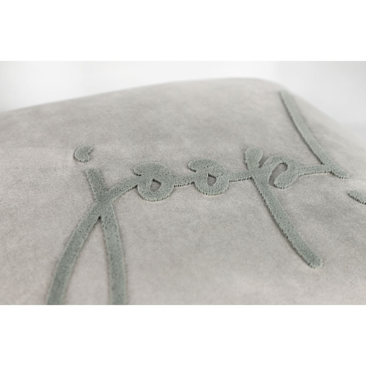 JOOP! Zierkissenhülle Label mit gesticktem Logo aus 100% Polyester