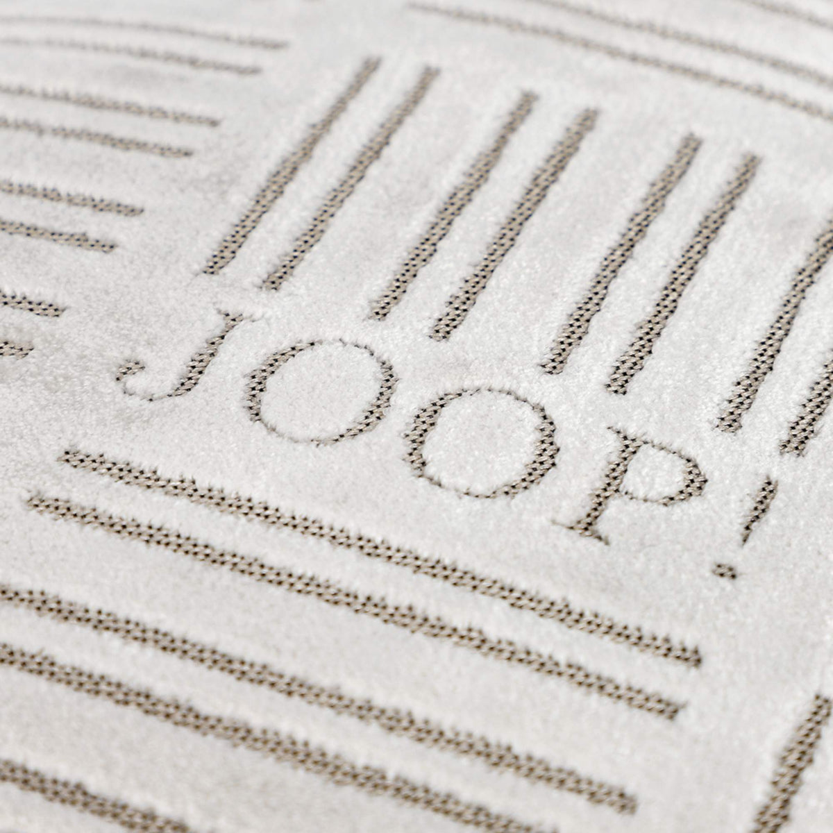 JOOP! Zierkissenhülle 50x50 cm, Schnitt-Velours, Gittermuster, edles Design
