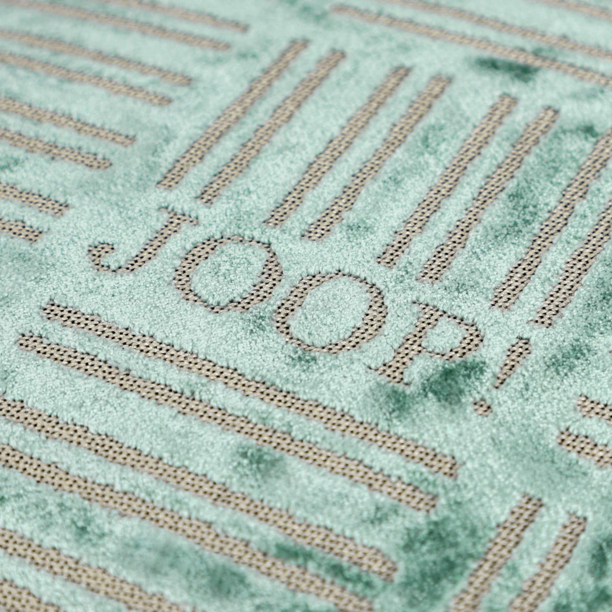 JOOP! Zierkissenhülle 50x50 cm, Schnitt-Velours, Gittermuster, edles Design