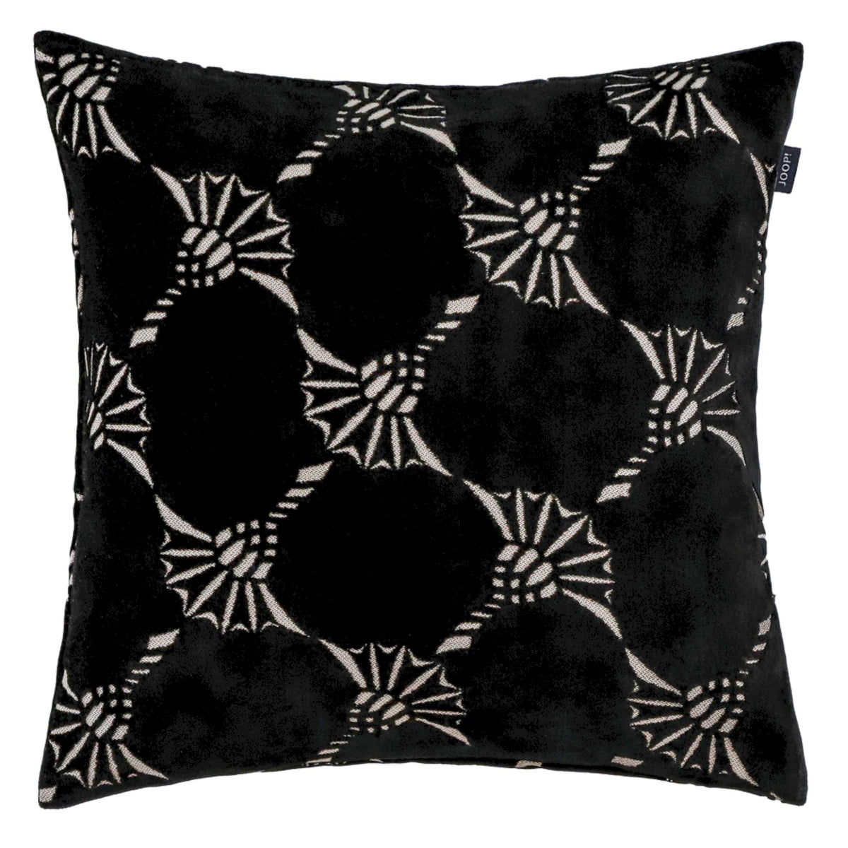 JOOP! Kissenhülle SHUTTER 40x40 cm – Velours, Kornblume