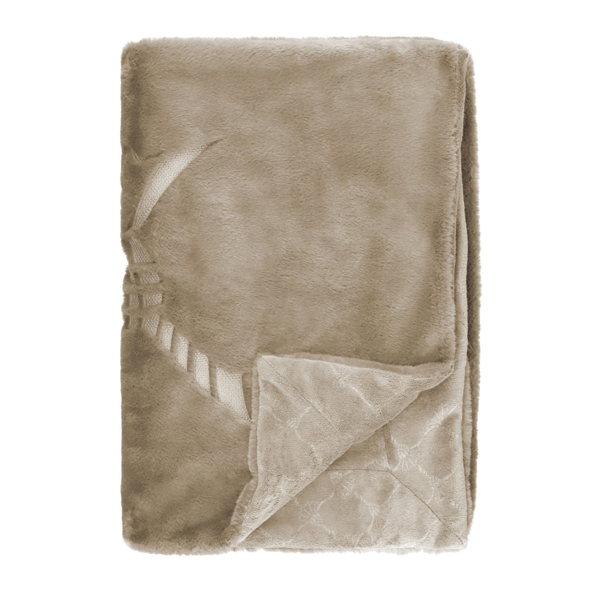JOOP! Kuscheldecke TENDER 130x170 cm – Kunstfell & Fleece