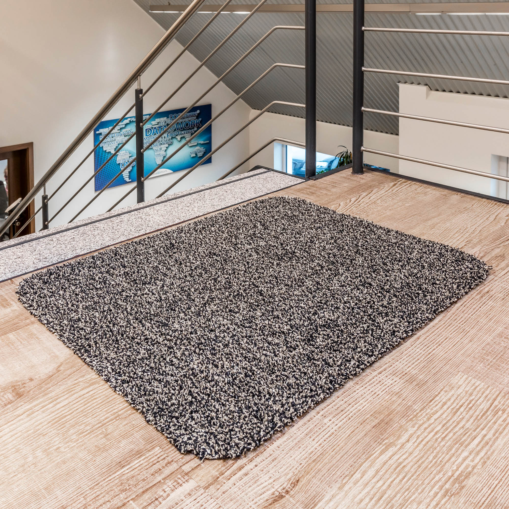 Fußmatte ENTRA SAUGSTARK 2er Set – Baumwolle, waschbar