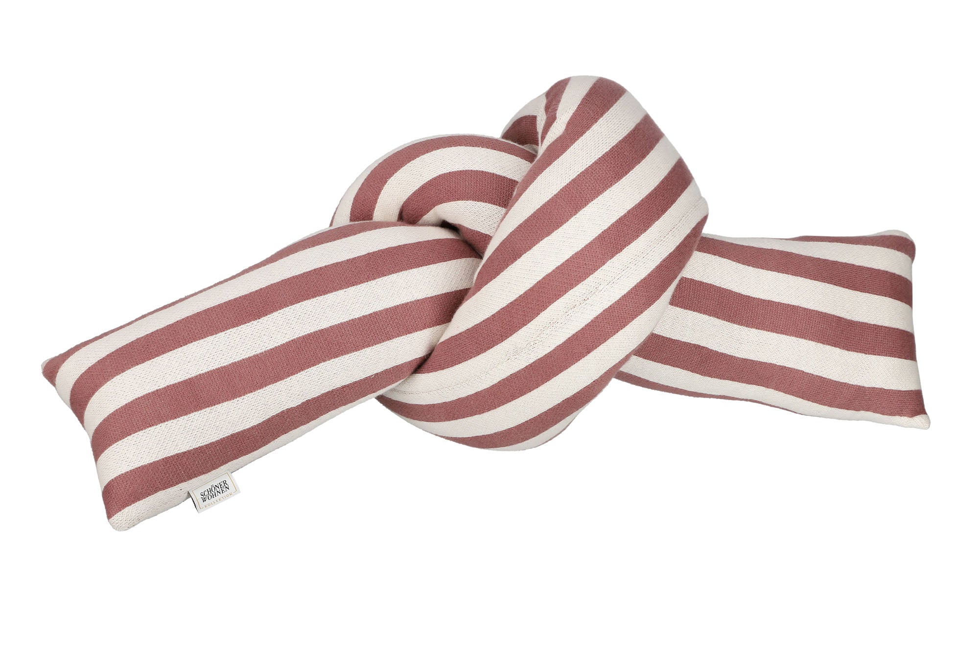 Schöner Wohnen Knotenkissen –  Strickkissen im modernen Design – Stilvoller Blickfang für Sofa & Bett