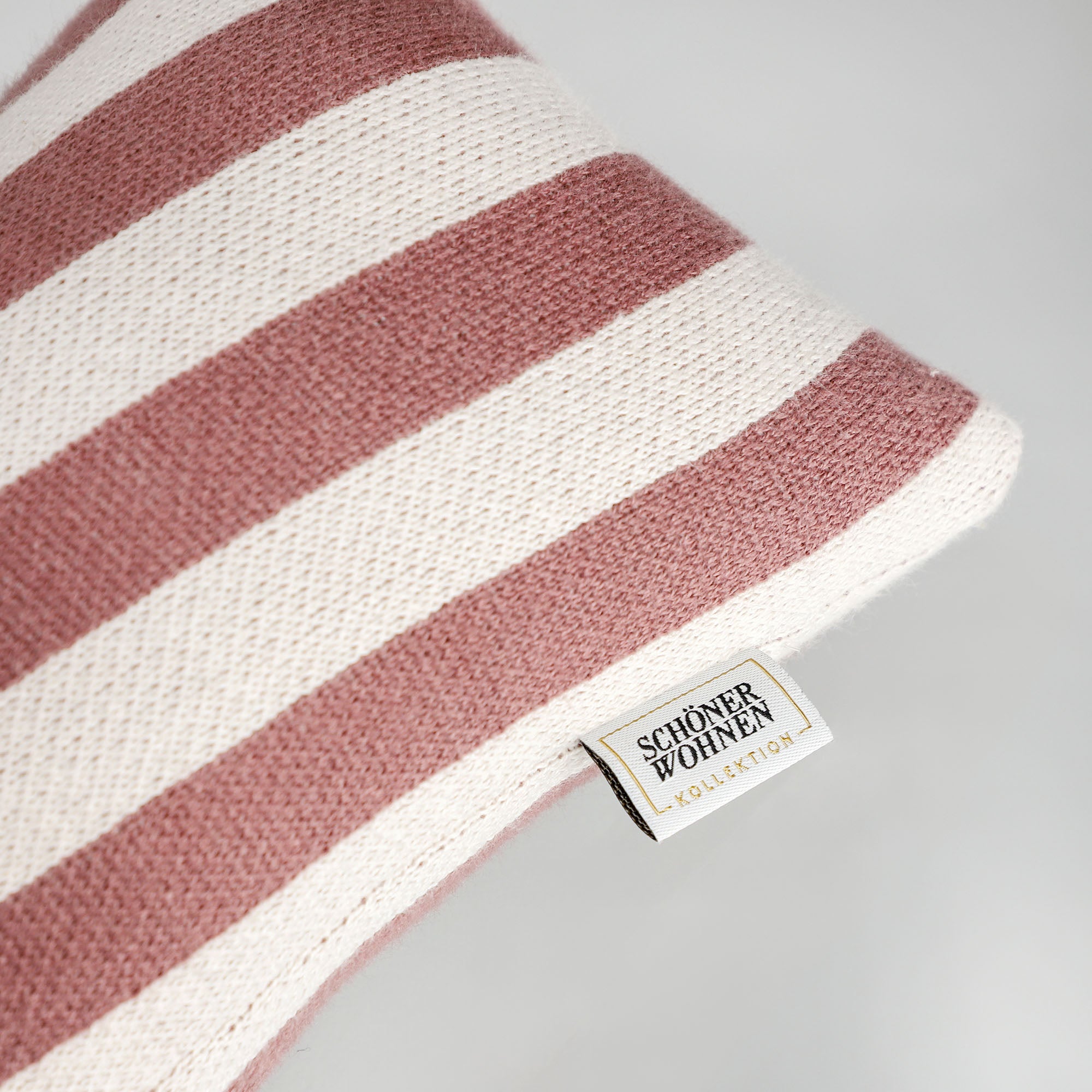 Schöner Wohnen Knotenkissen –  Strickkissen im modernen Design – Stilvoller Blickfang für Sofa & Bett