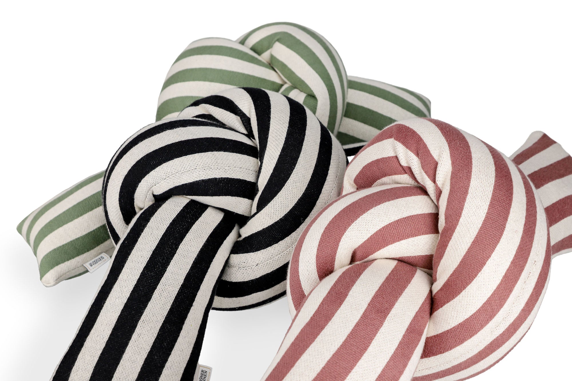 Schöner Wohnen Knotenkissen –  Strickkissen im modernen Design – Stilvoller Blickfang für Sofa & Bett