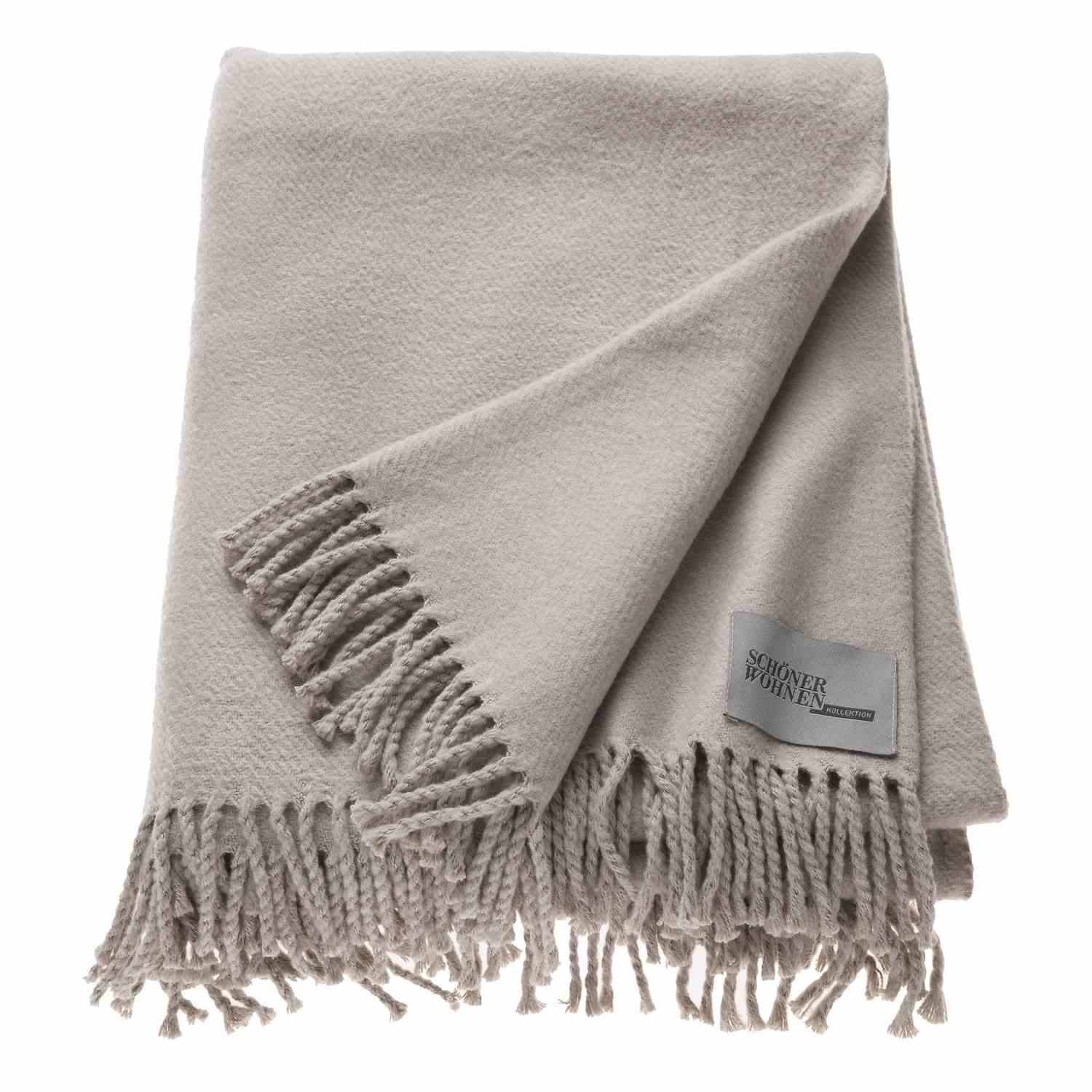 Schöner Wohnen Basics Tagesdecke • Unifarben • 140 x 200 cm