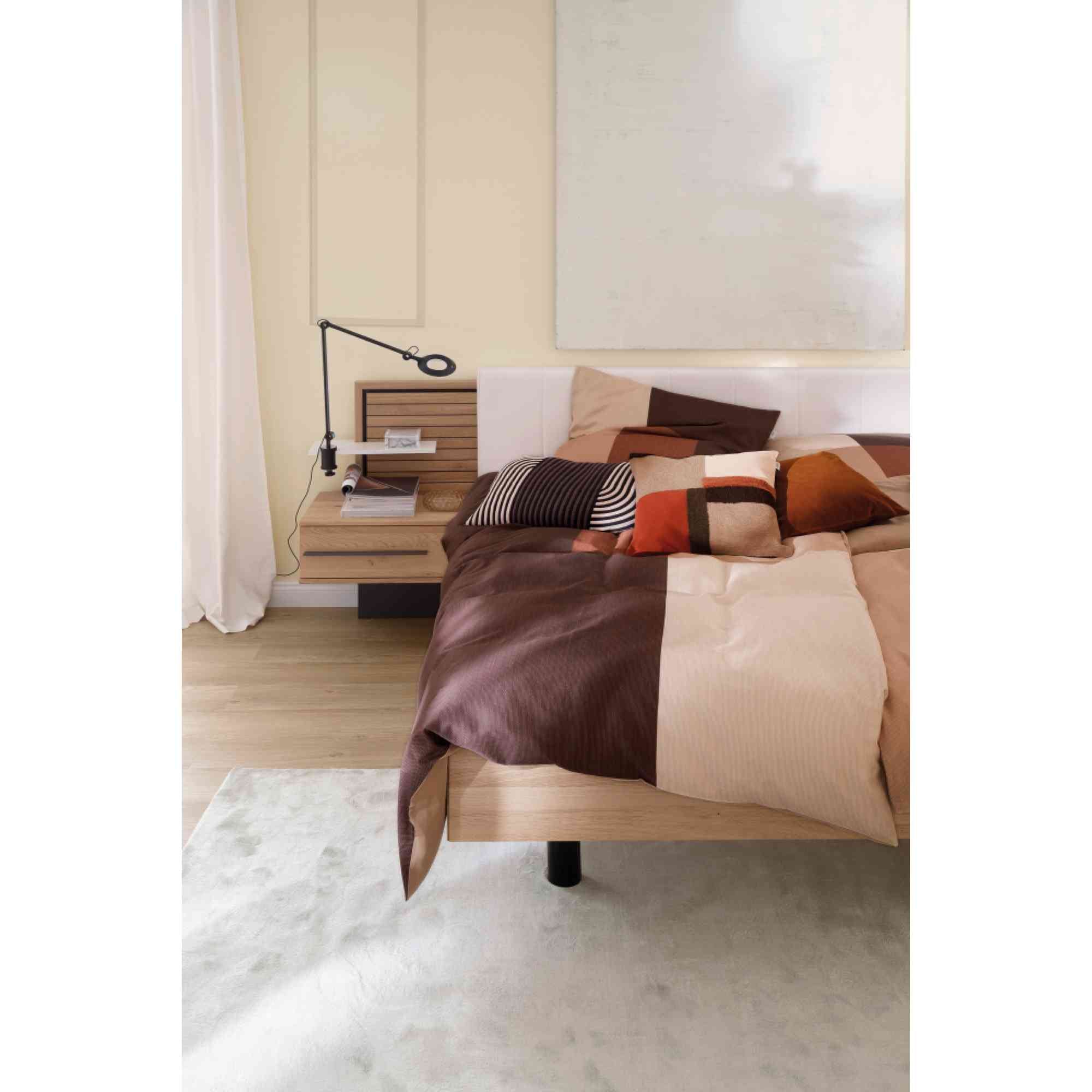 Satin Bettwäsche Art mit grafischem Design