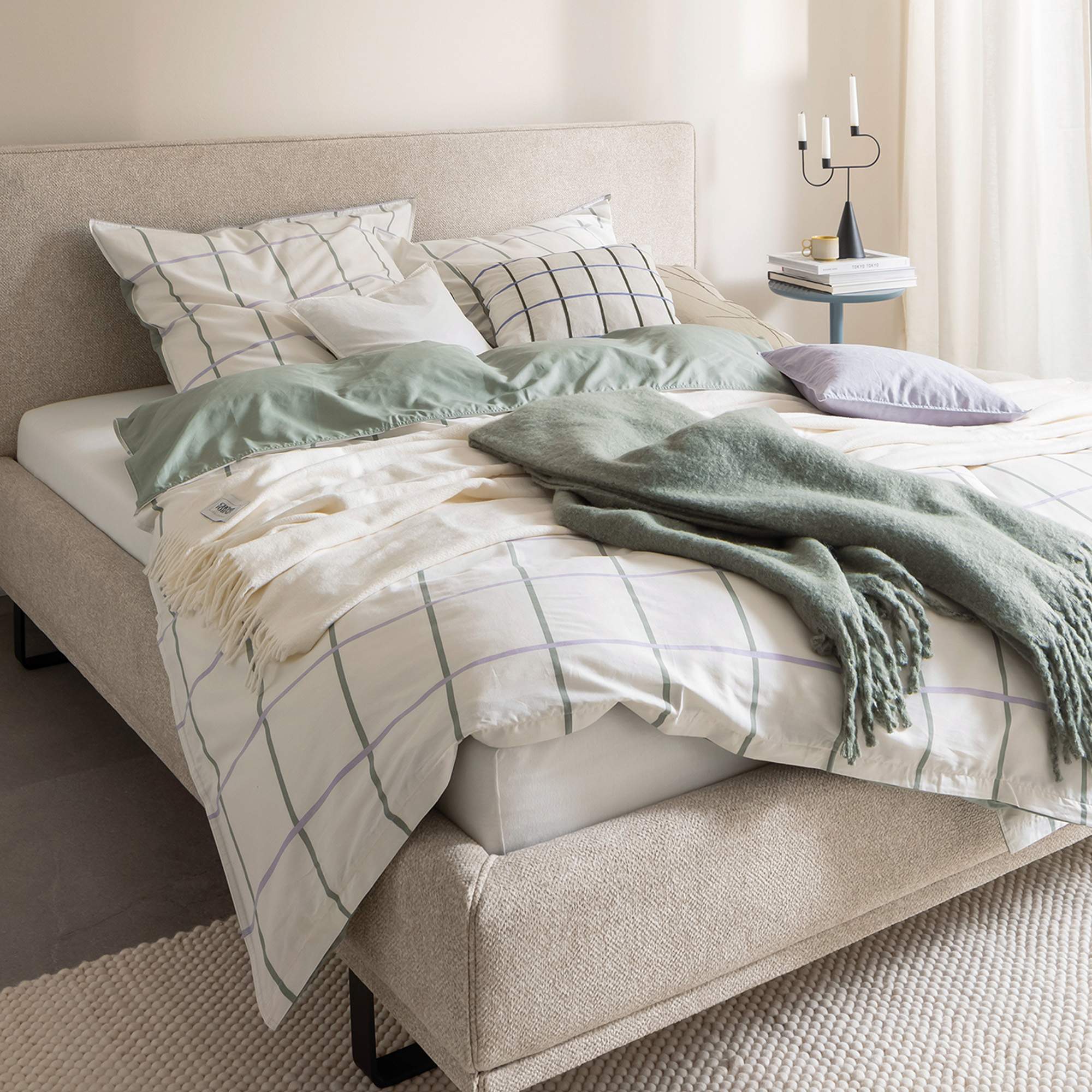 Elegante Renforcé Bettwäschegarnitur – Modernes Design und höchster Schlafkomfort