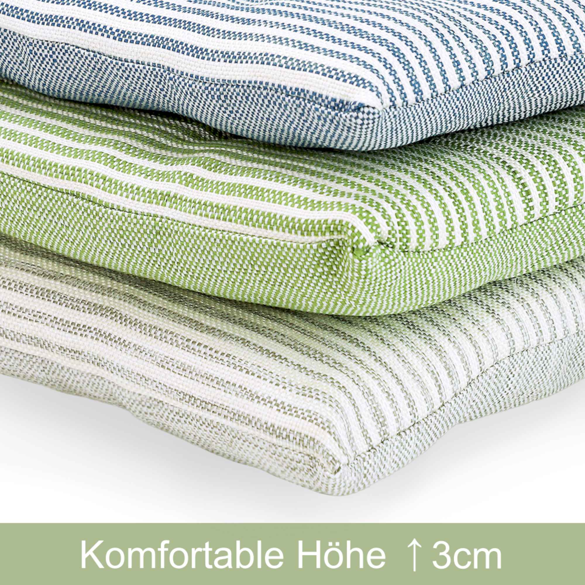 Sitzkissen Fresh Stripe im 2er Set
