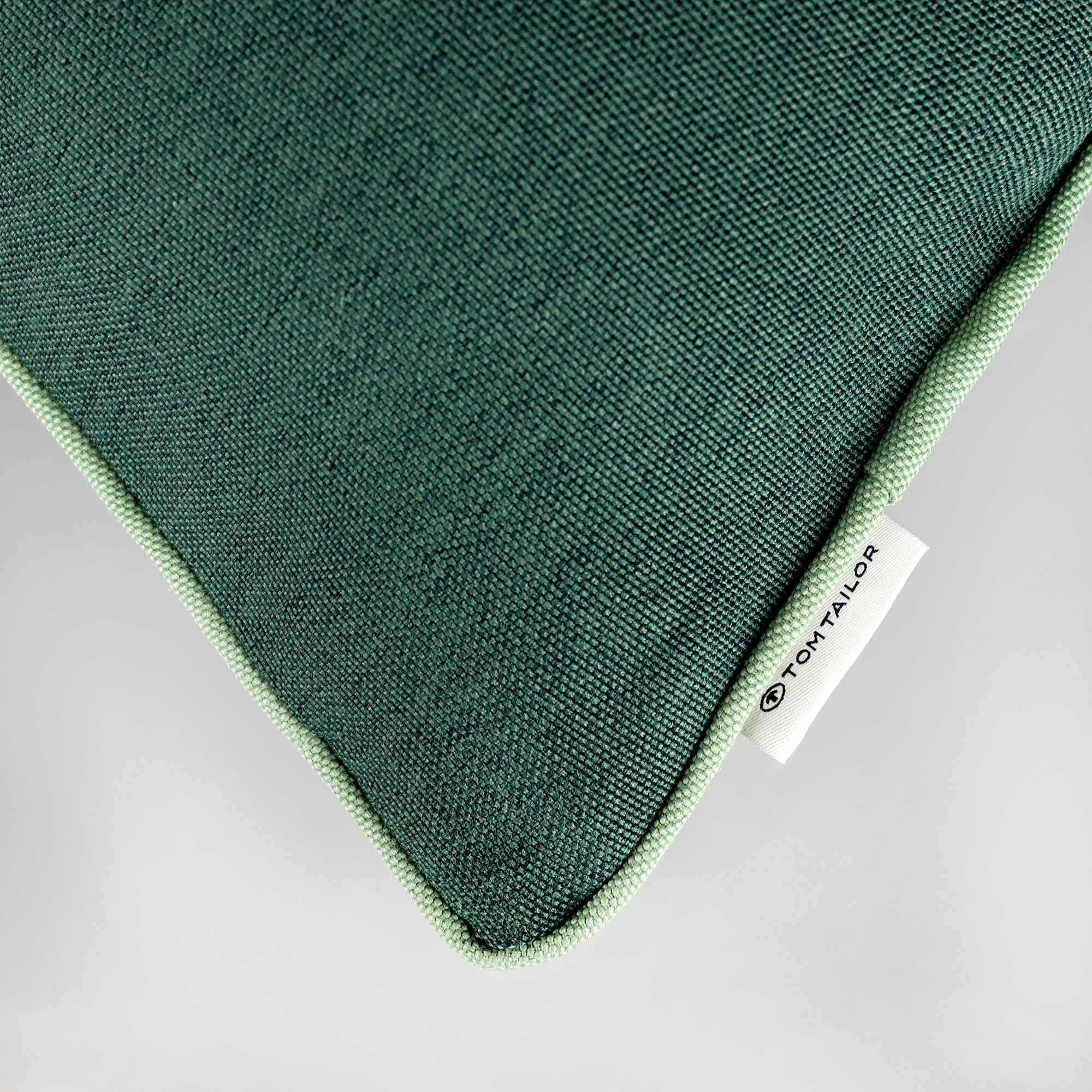 Tom Tailor Zierkissenhülle gewebt – Fröhliche Sommermotive, Streifen & maritime Prints, dekorative Stickereien, pflegeleichter Materialmix